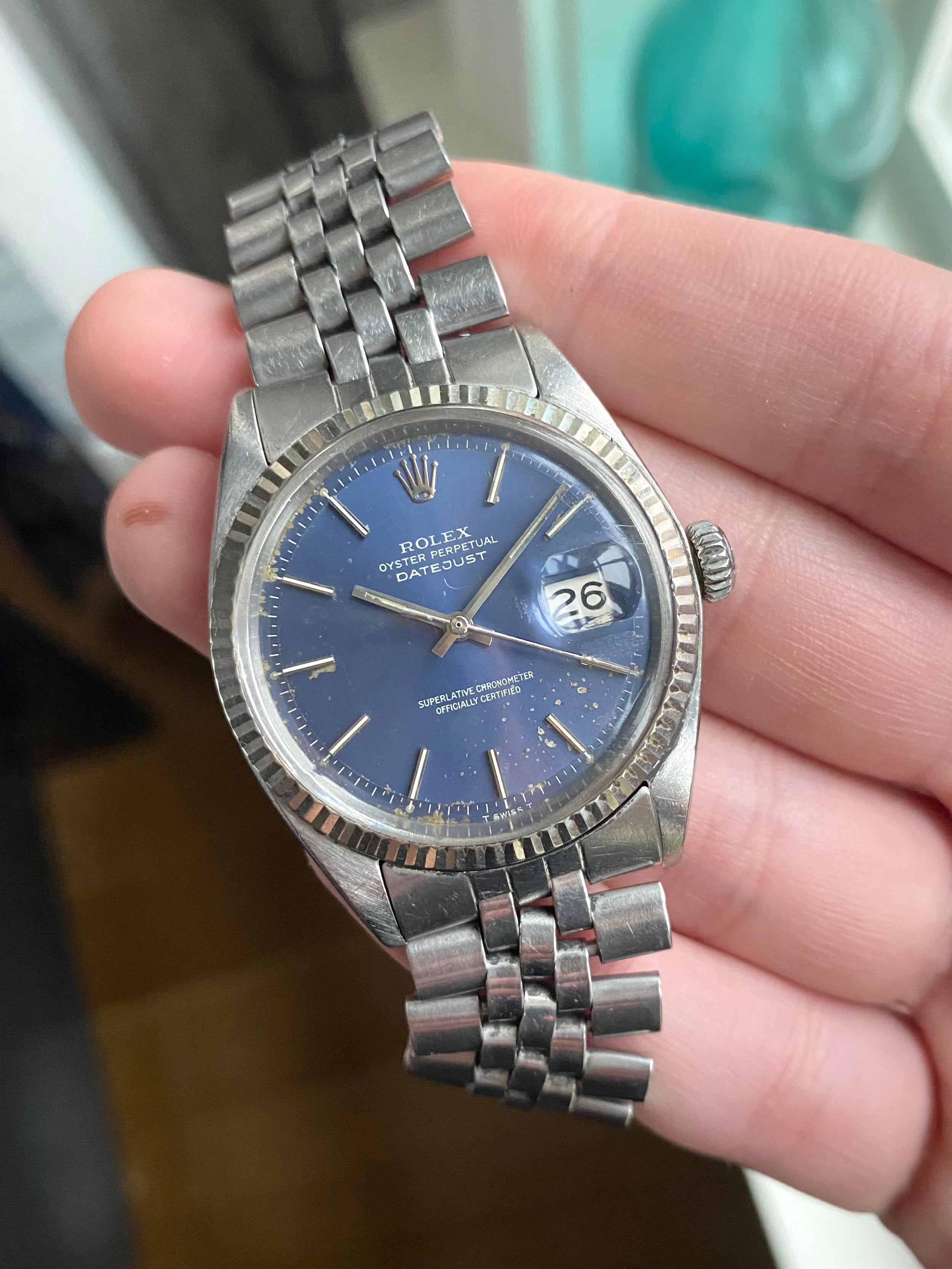 Rolex Datejust 1601 - Blue Speckle