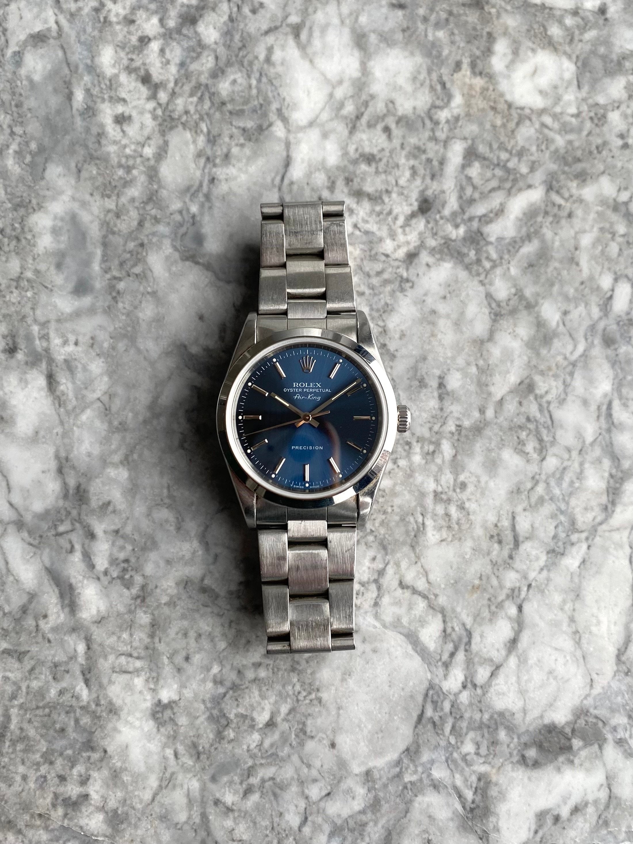 Rolex Air King 14000 - Blue Dial