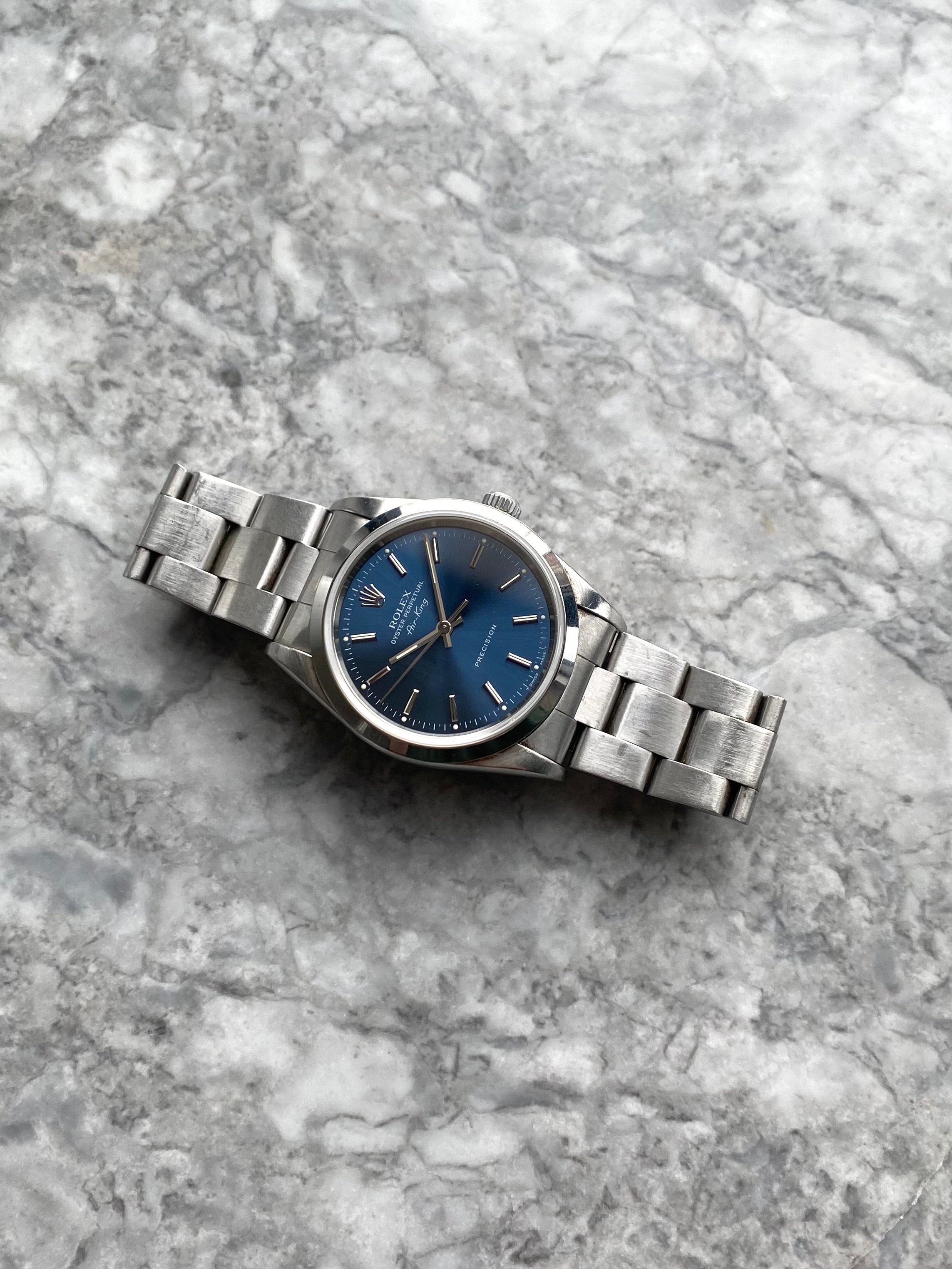 Rolex Air King 14000 - Blue Dial