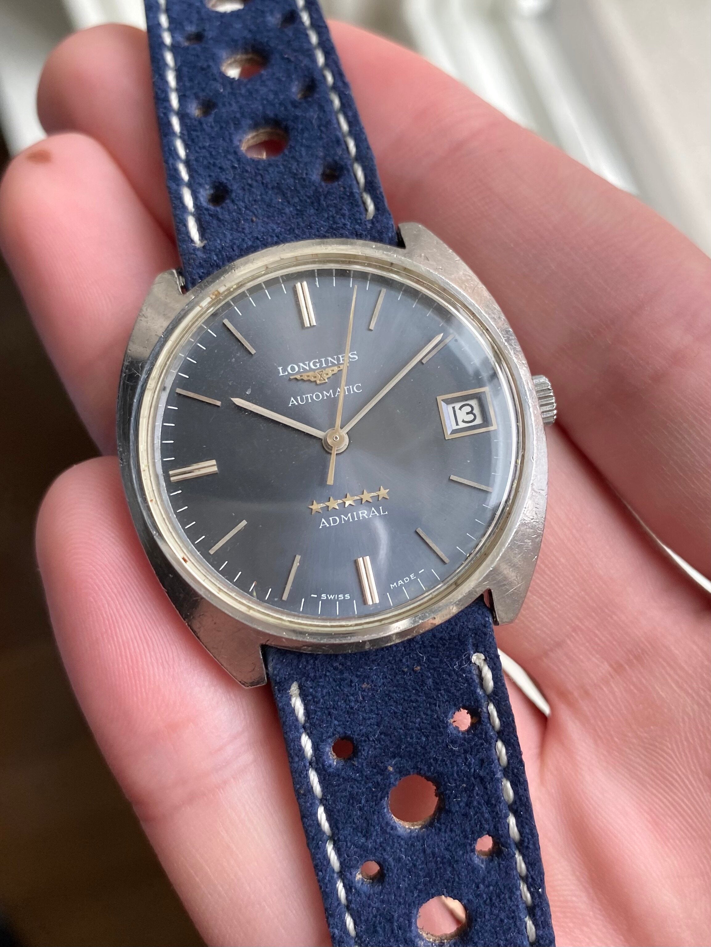 Longines Admiral — Grey Dial