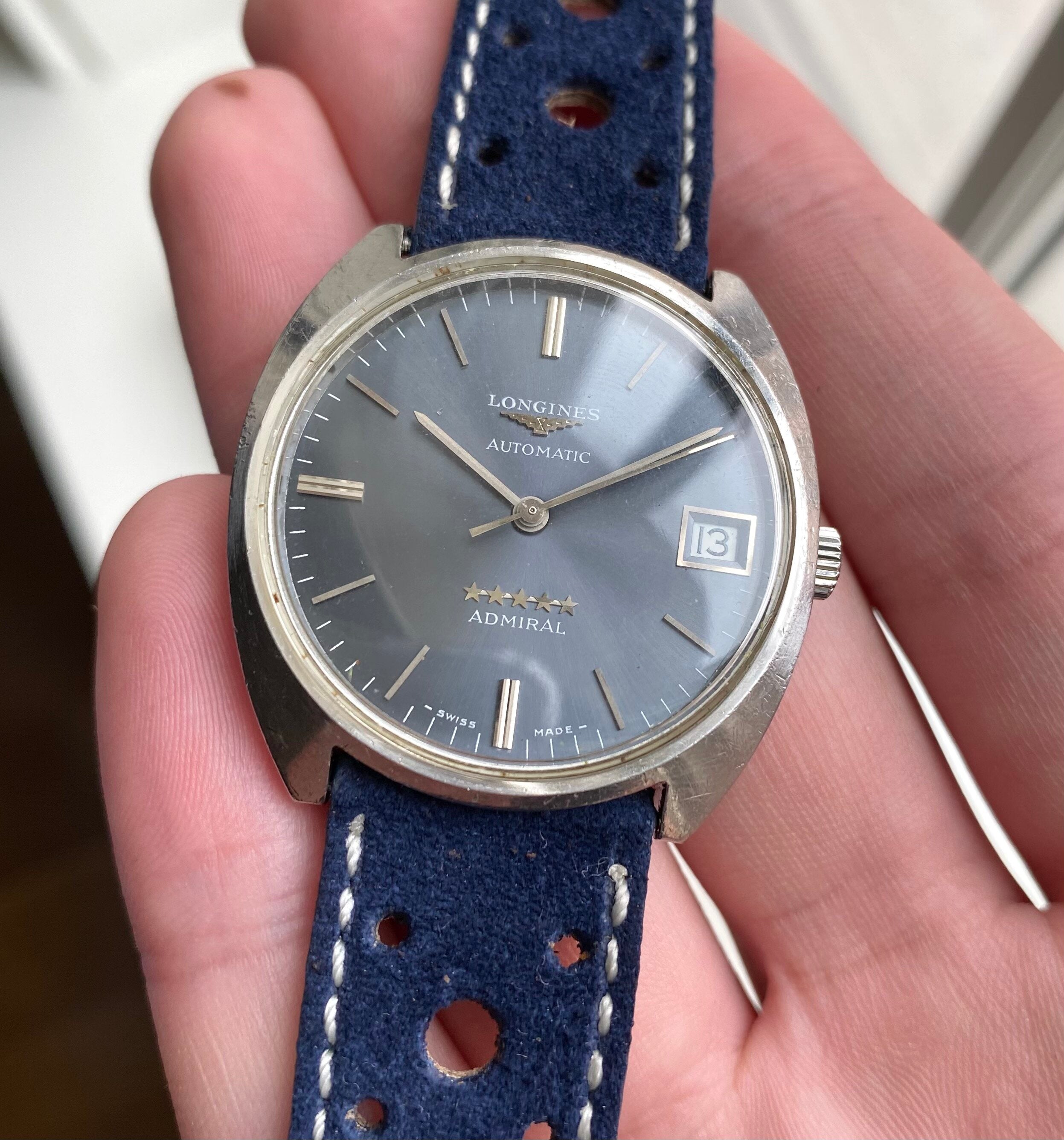 Longines Admiral — Grey Dial