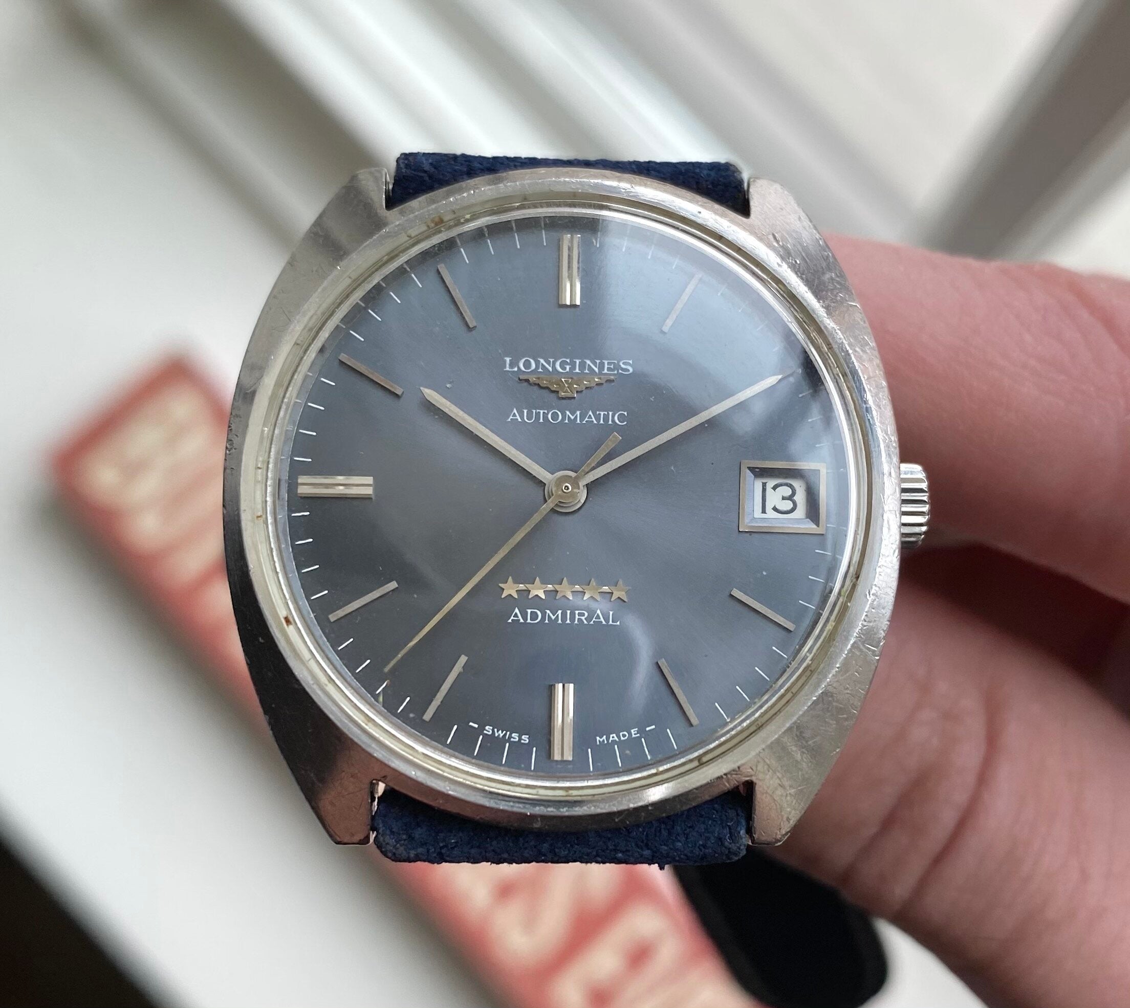 Longines Admiral — Grey Dial