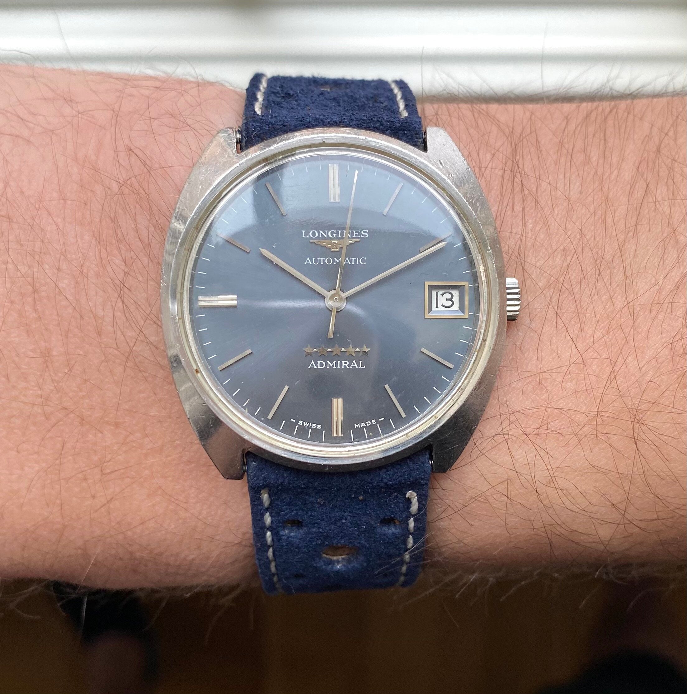 Longines Admiral — Grey Dial