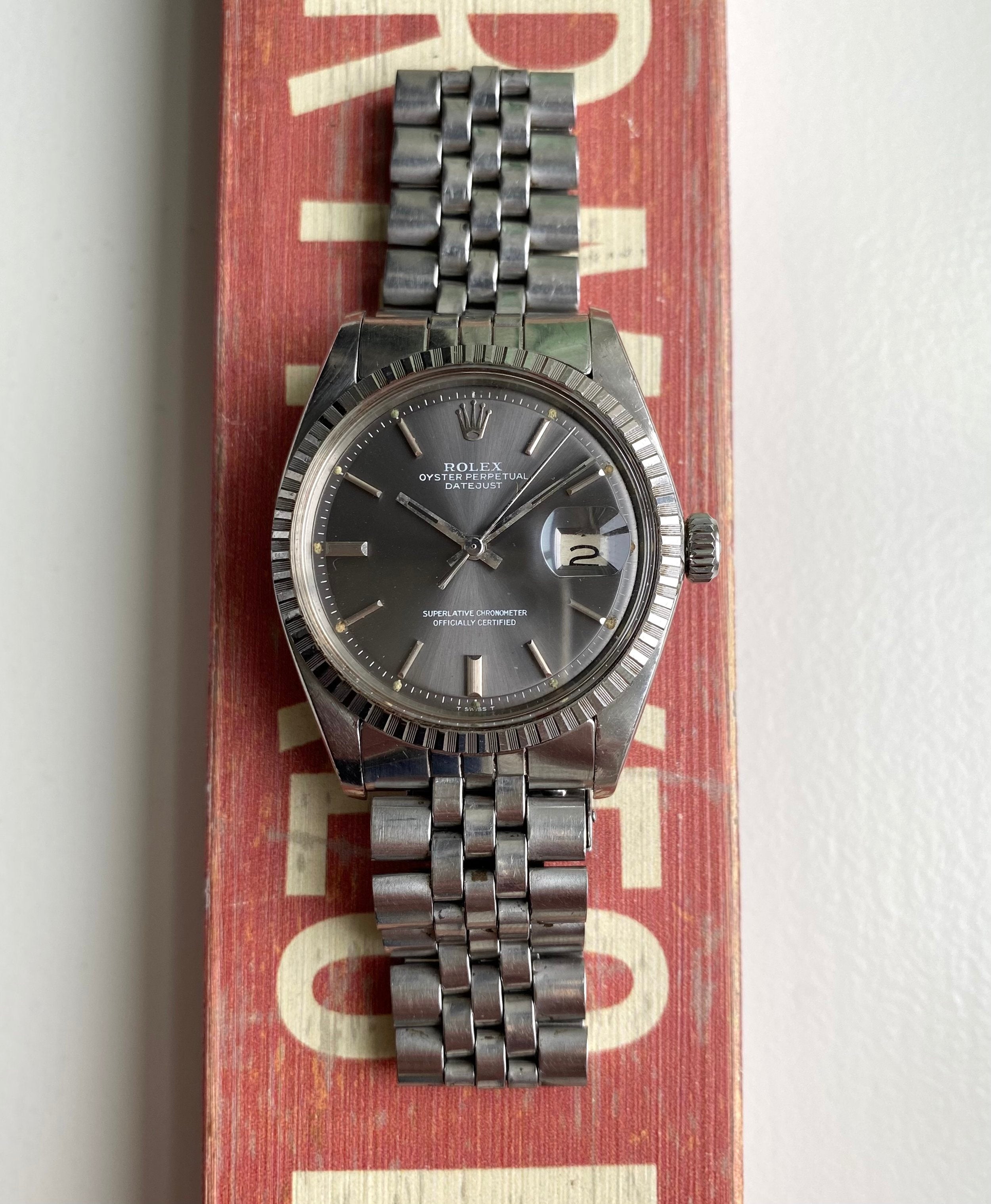 Rolex Datejust ref. 1603 — Grey Dial