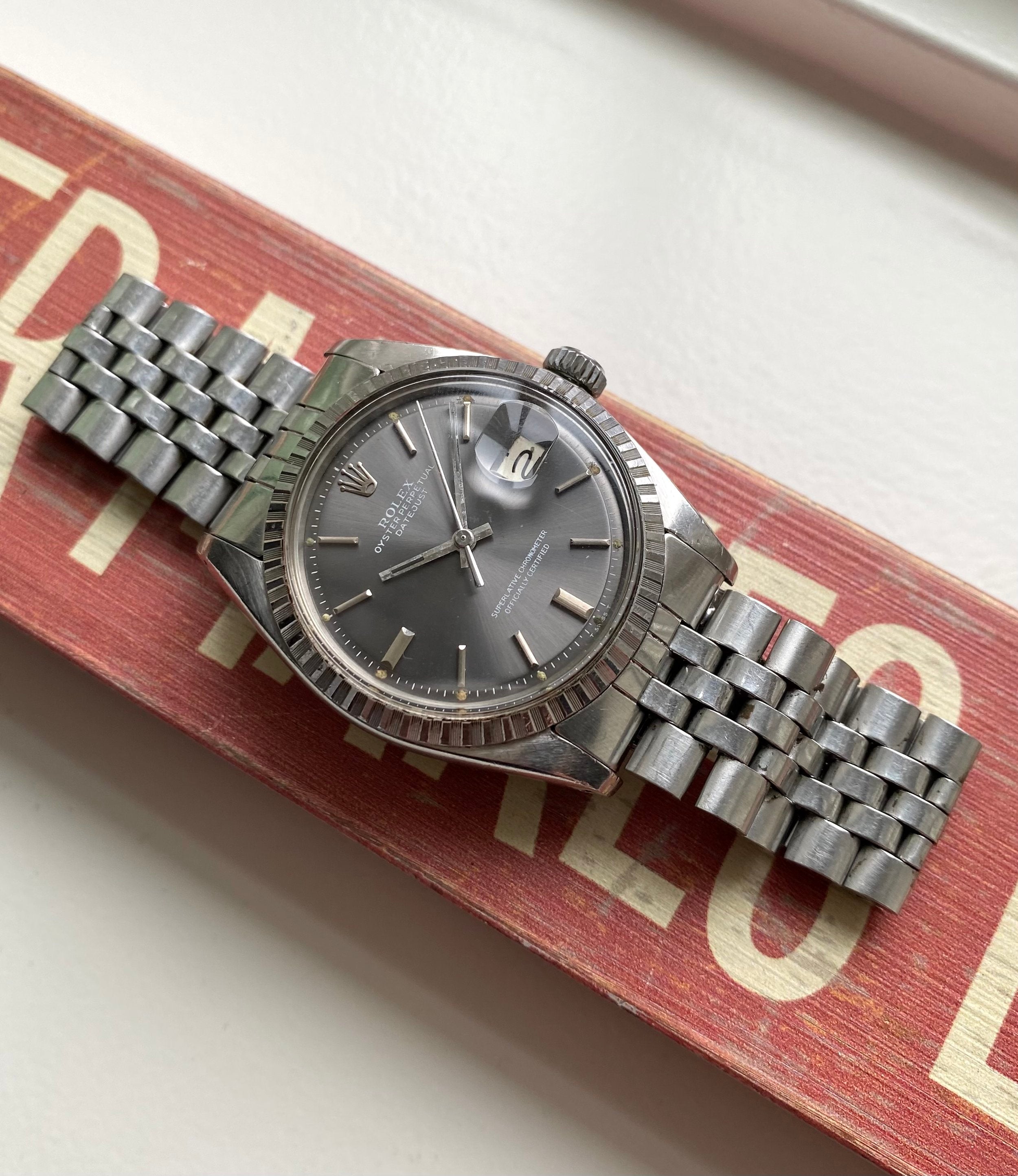 Rolex Datejust ref. 1603 — Grey Dial