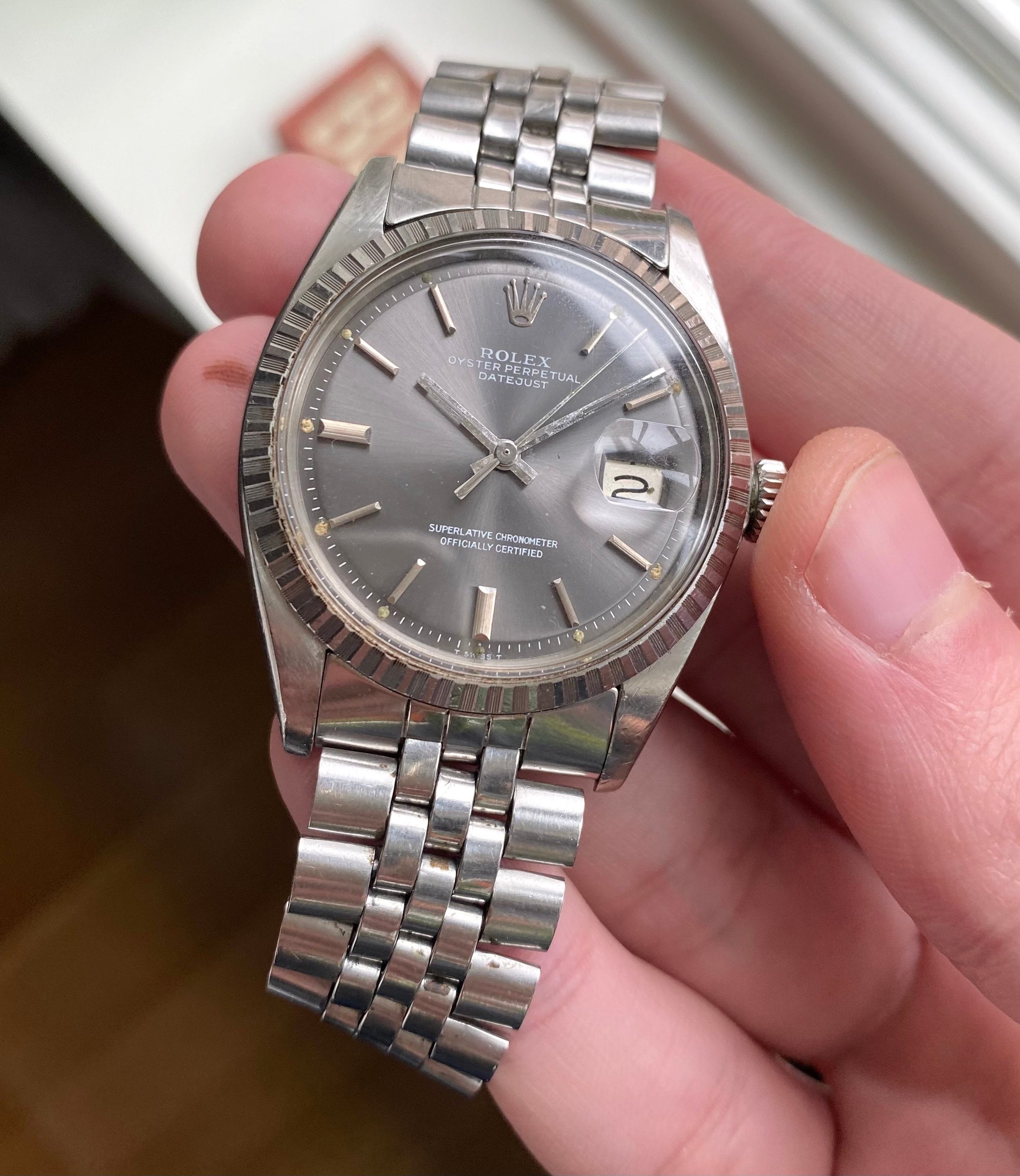 Rolex Datejust ref. 1603 — Grey Dial