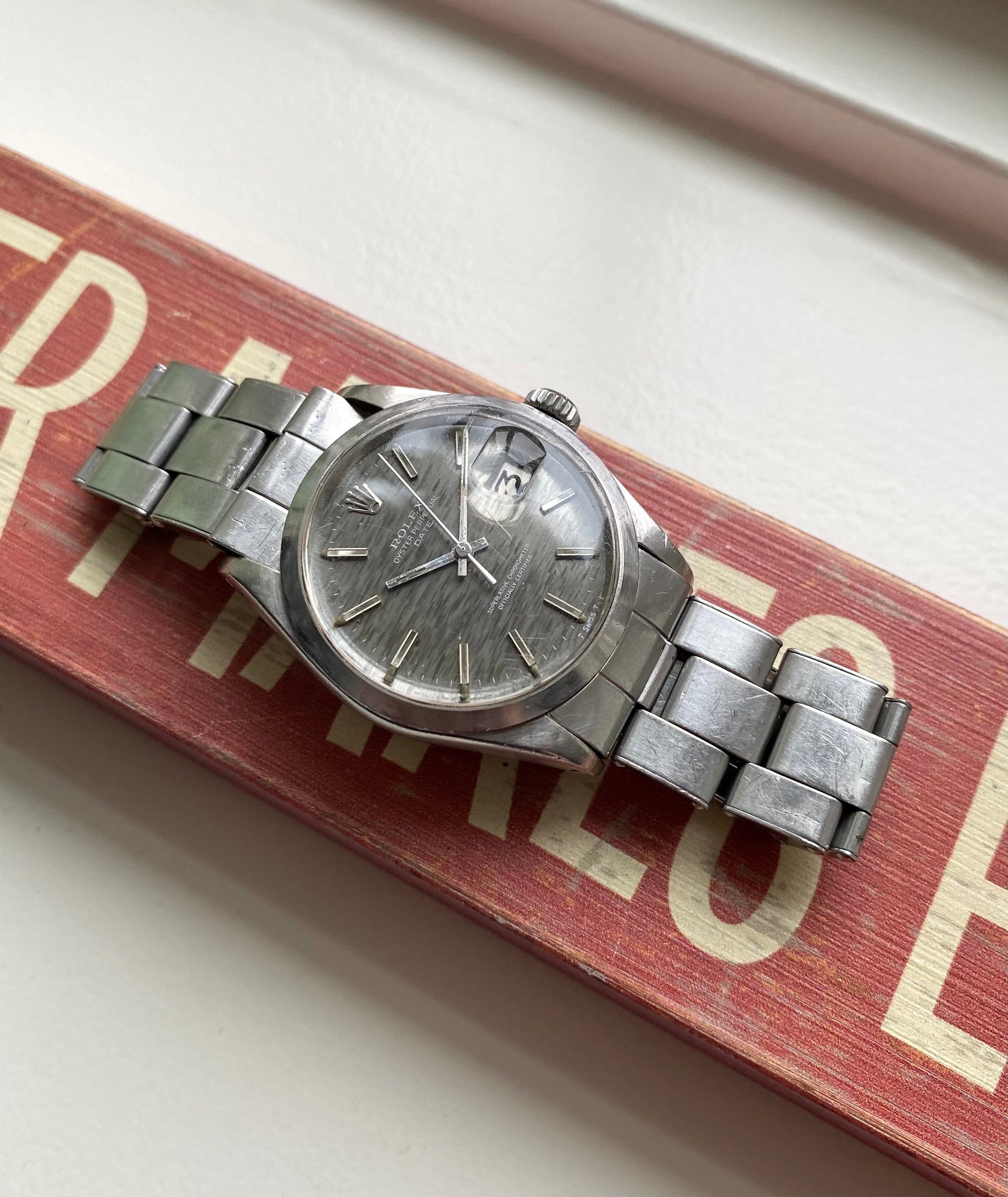 Rolex Oysterperpetual ref. 1500 — Grey Mosaic Dial