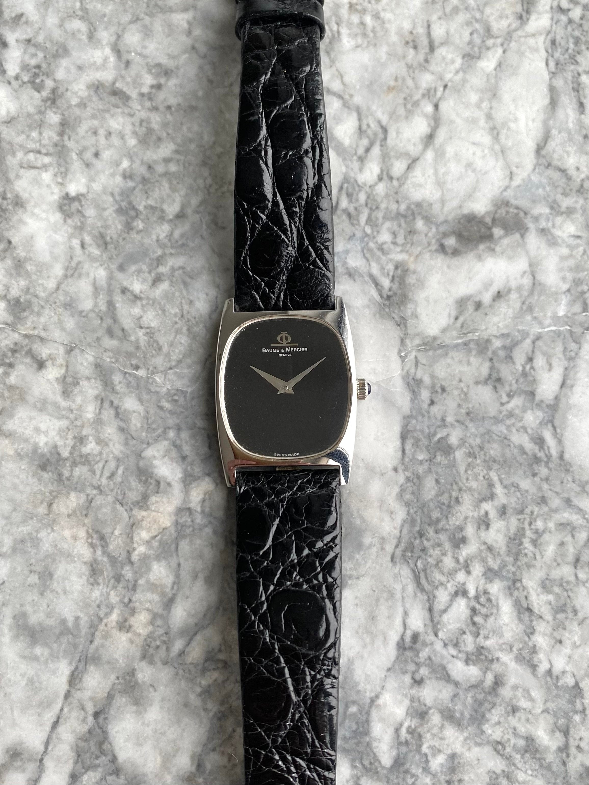 Baume & Mercier - 18K White Gold Onyx.