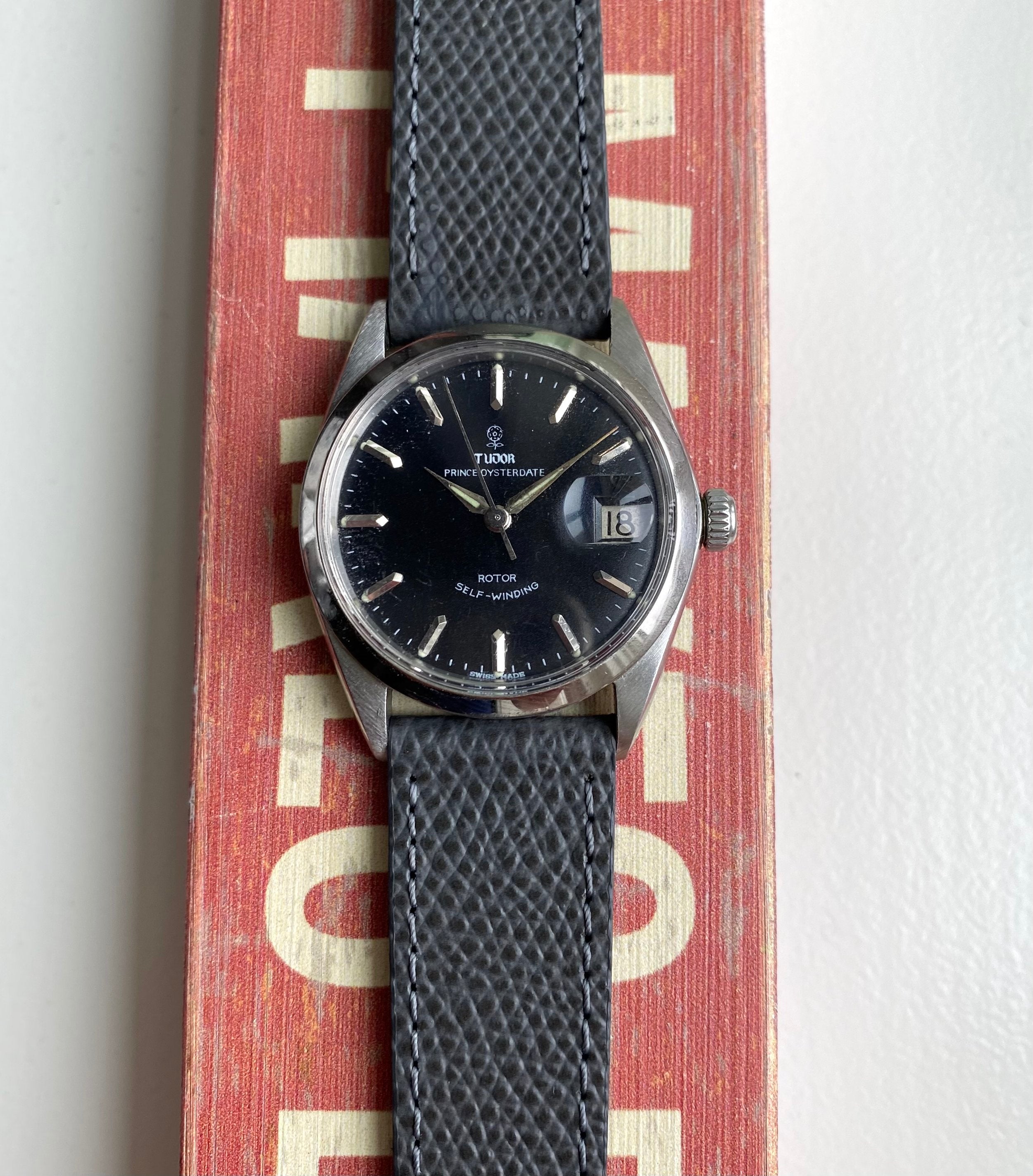 Tudor Prince Oysterdate — Black "Rose" Dial