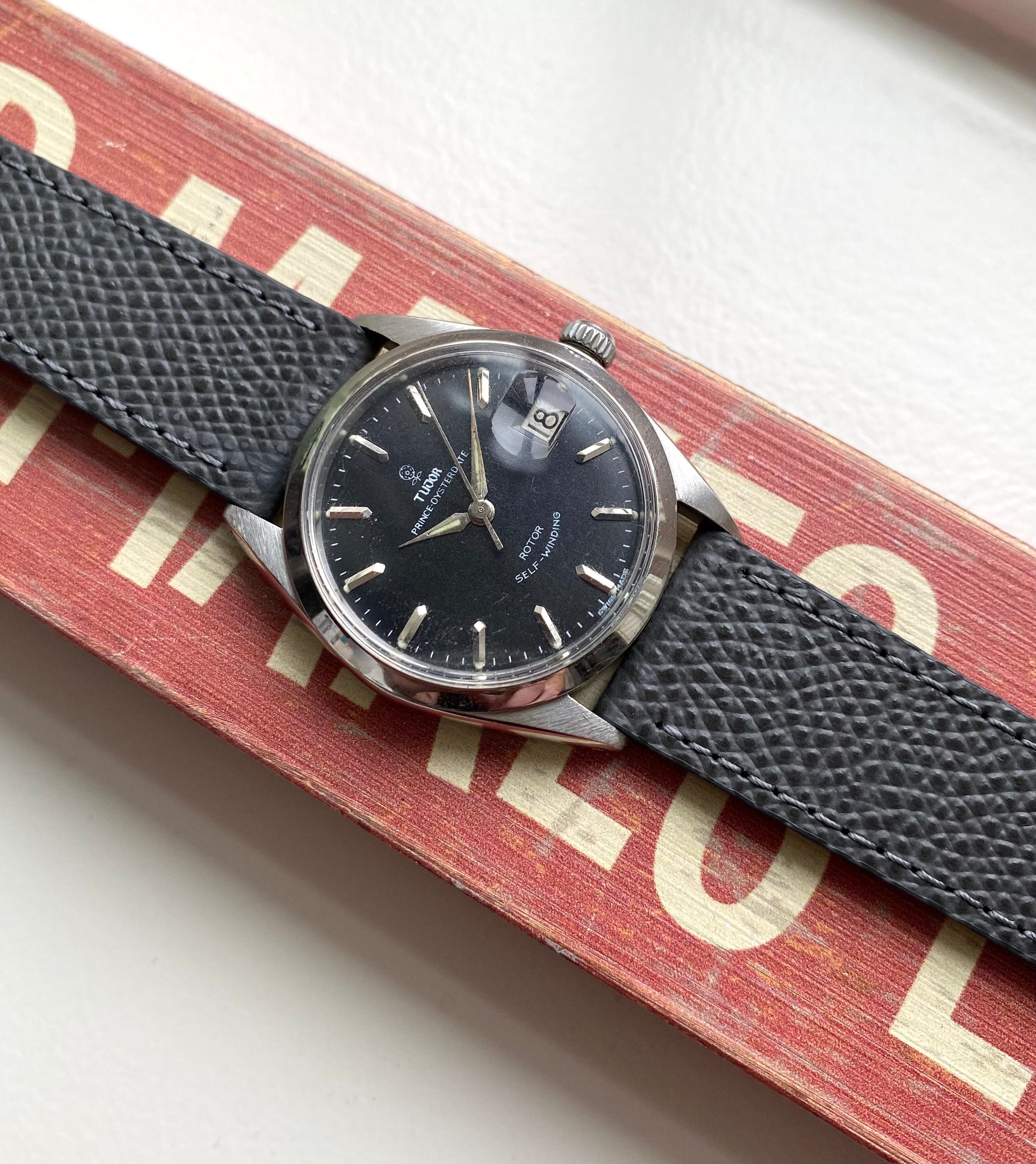 Tudor Prince Oysterdate — Black "Rose" Dial