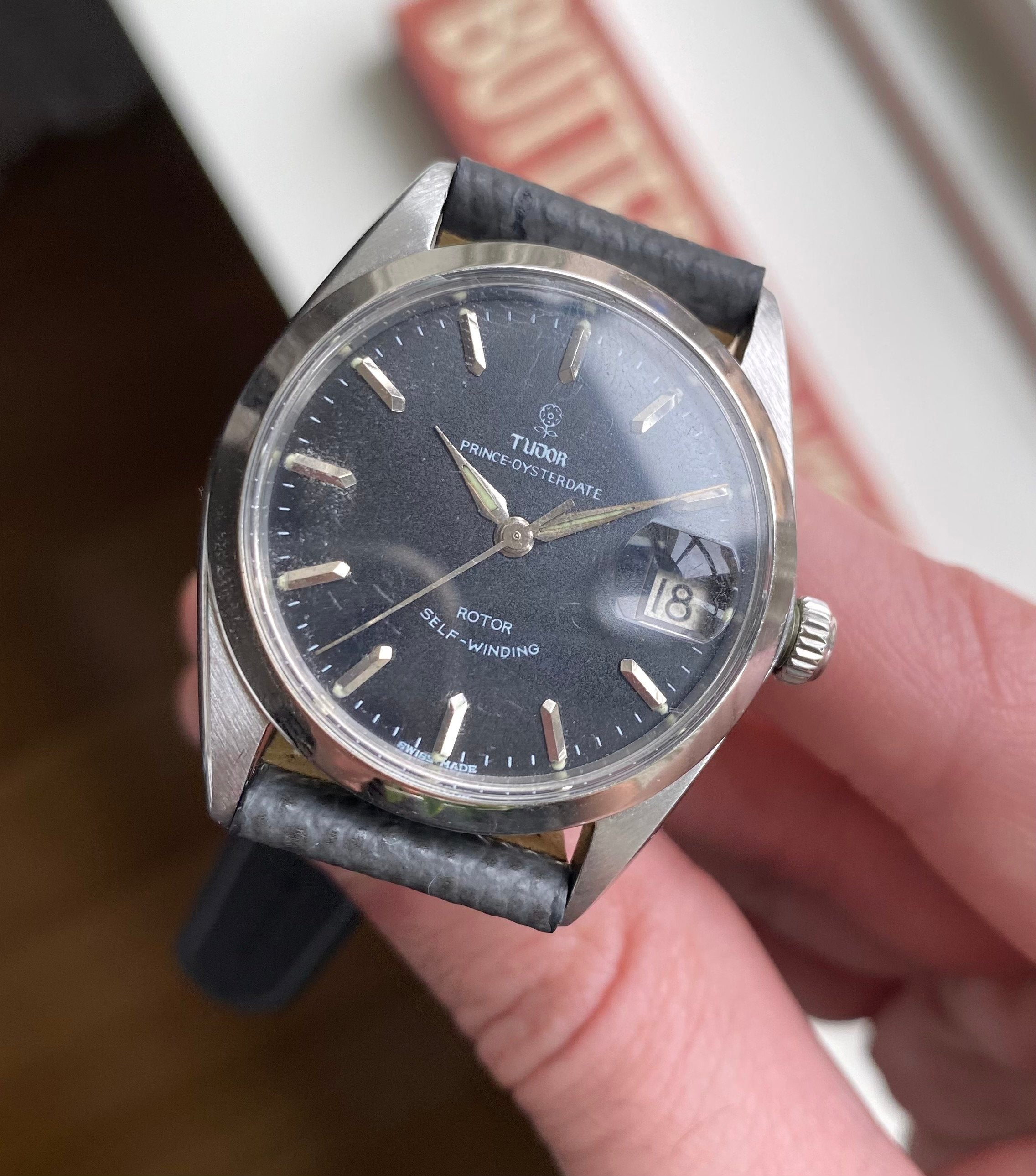 Tudor Prince Oysterdate — Black "Rose" Dial