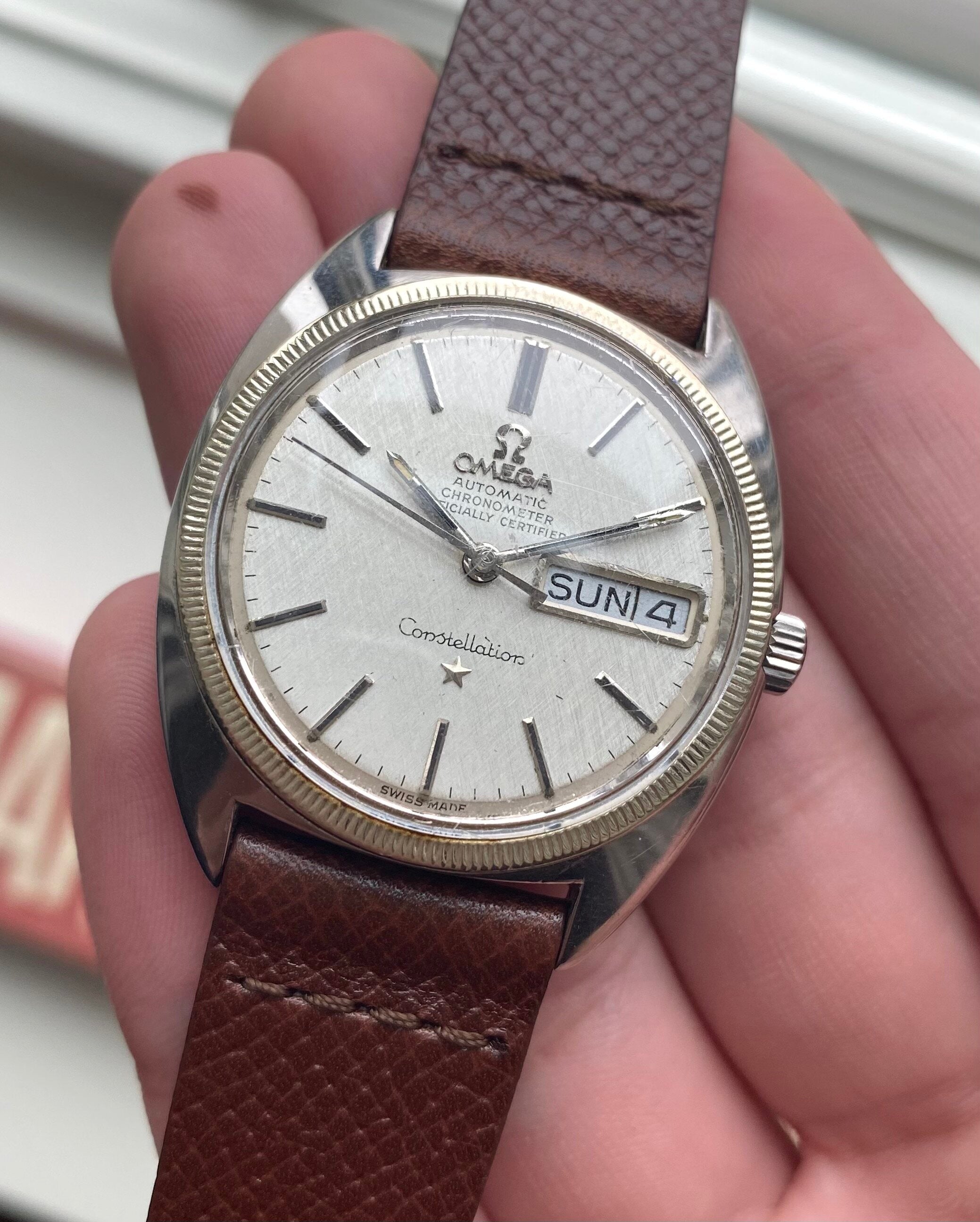 Omega Constellation Day-date — Linen Dial