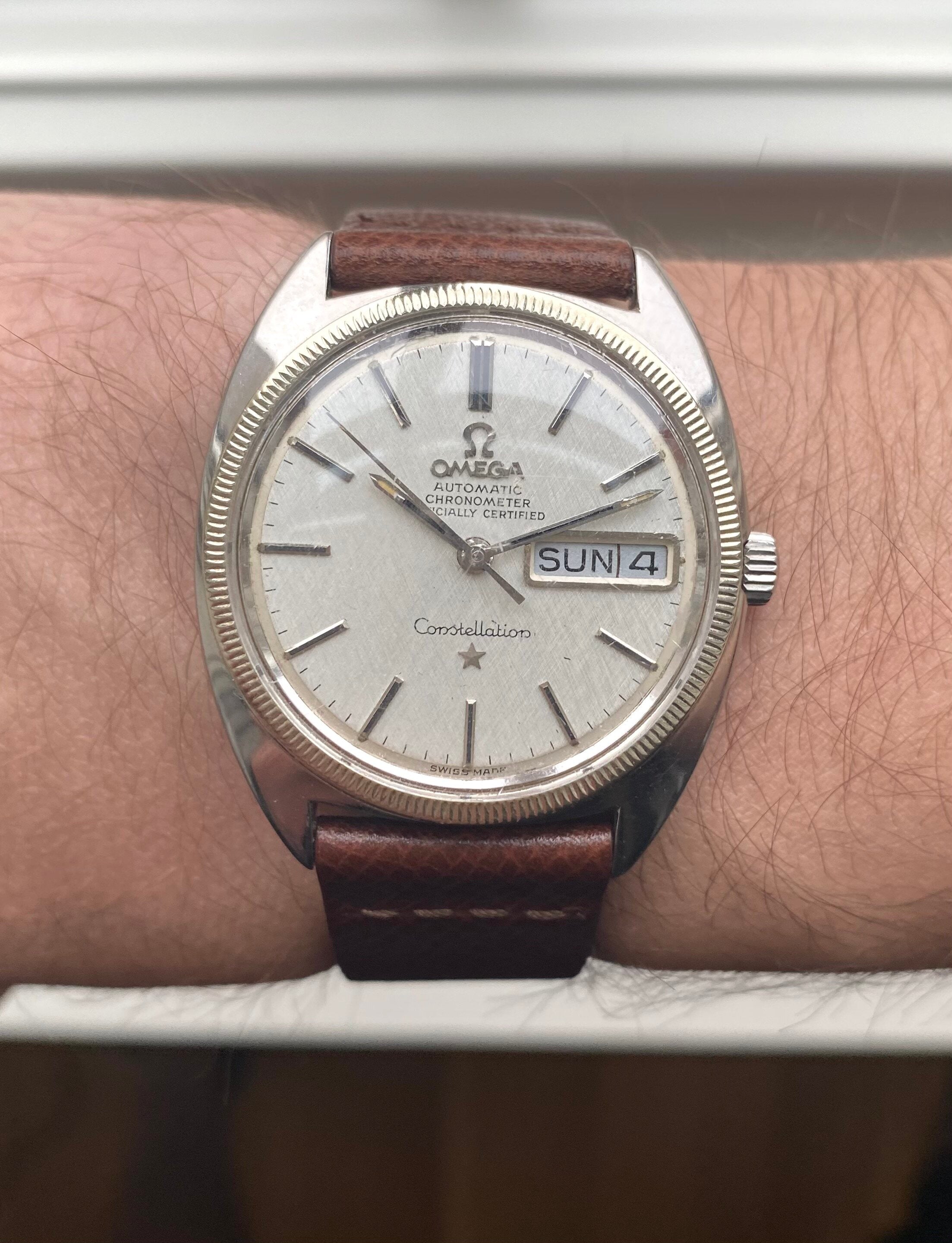 Omega Constellation Day-date — Linen Dial