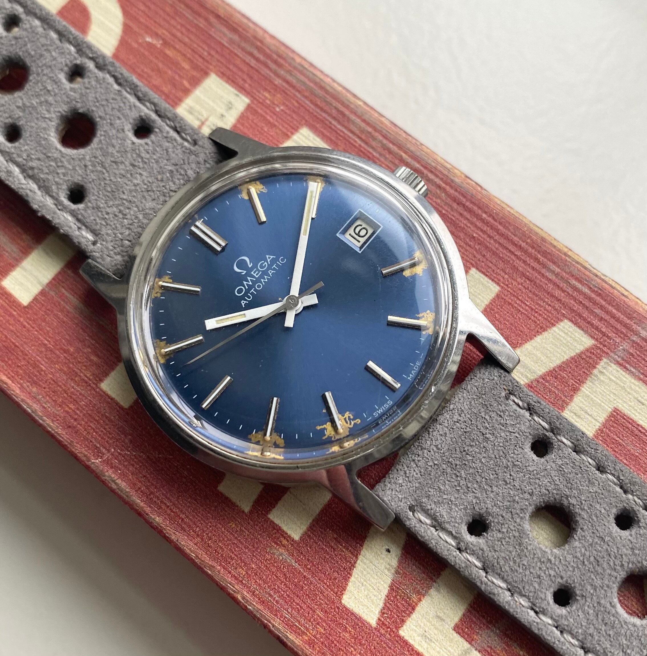 Omega Dress Watch — Blue Dial