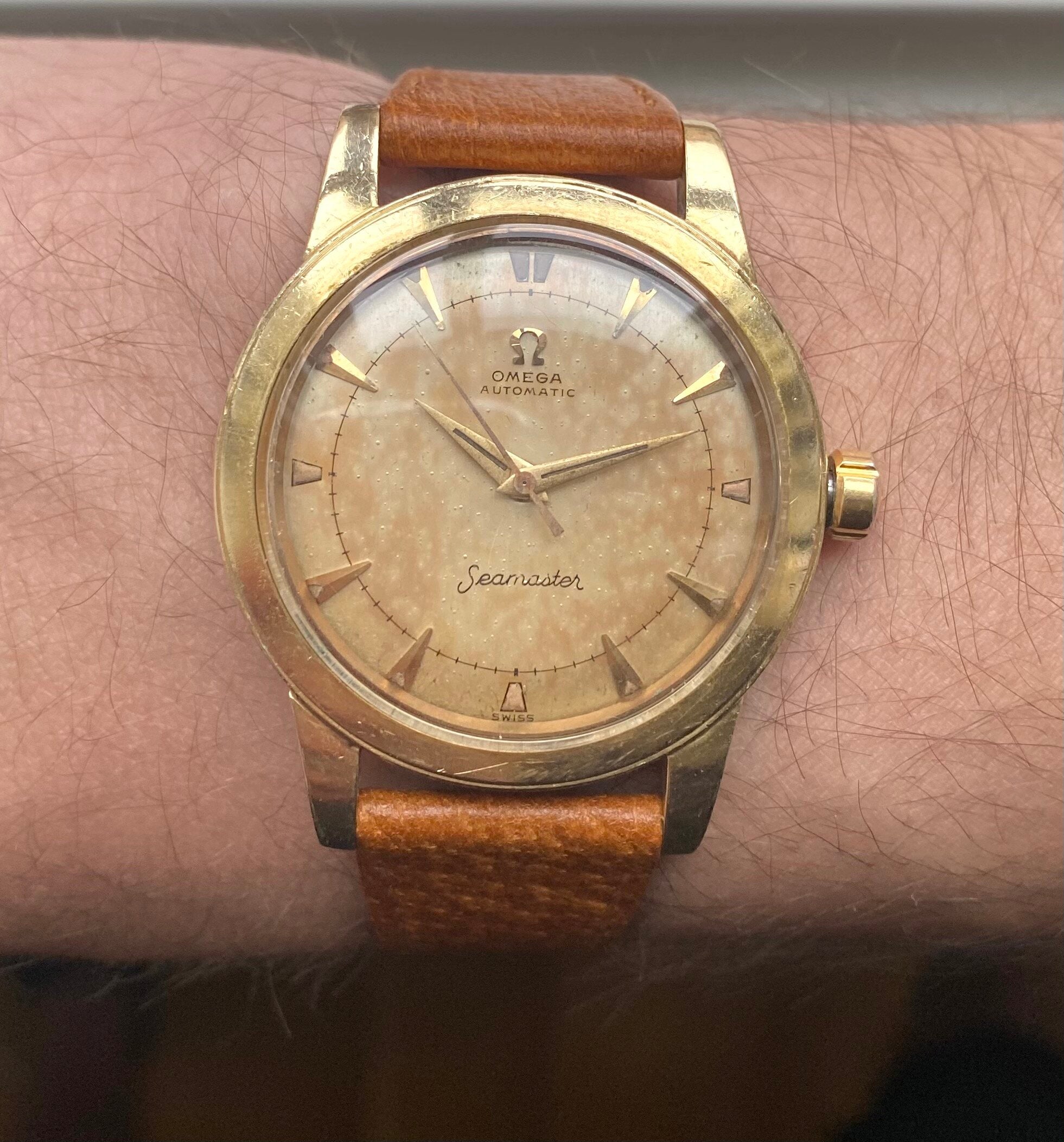 Omega Seamaster "Bumper" 14k