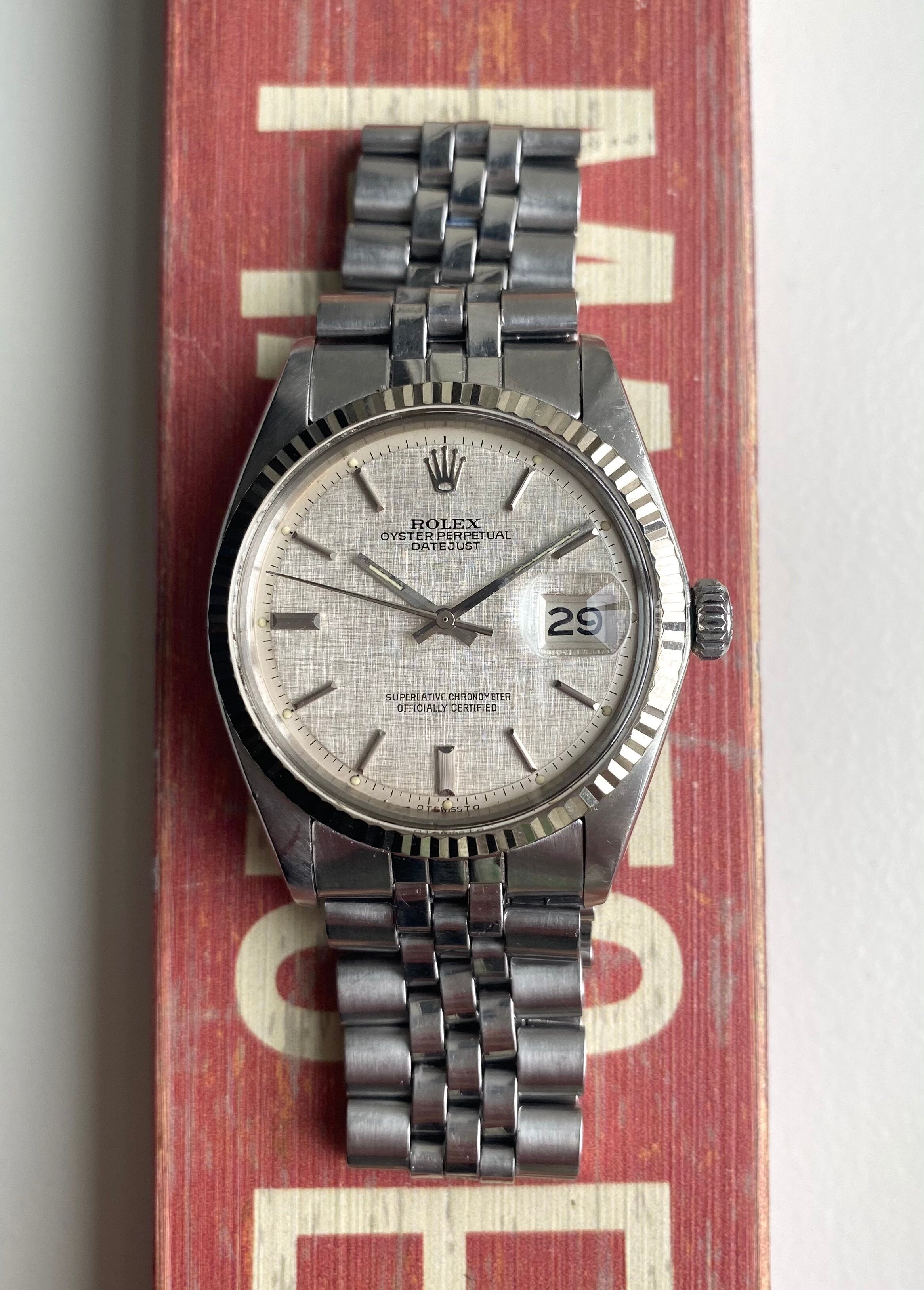 Rolex Datejust ref. 1601 — Linen "Sigma" Dial