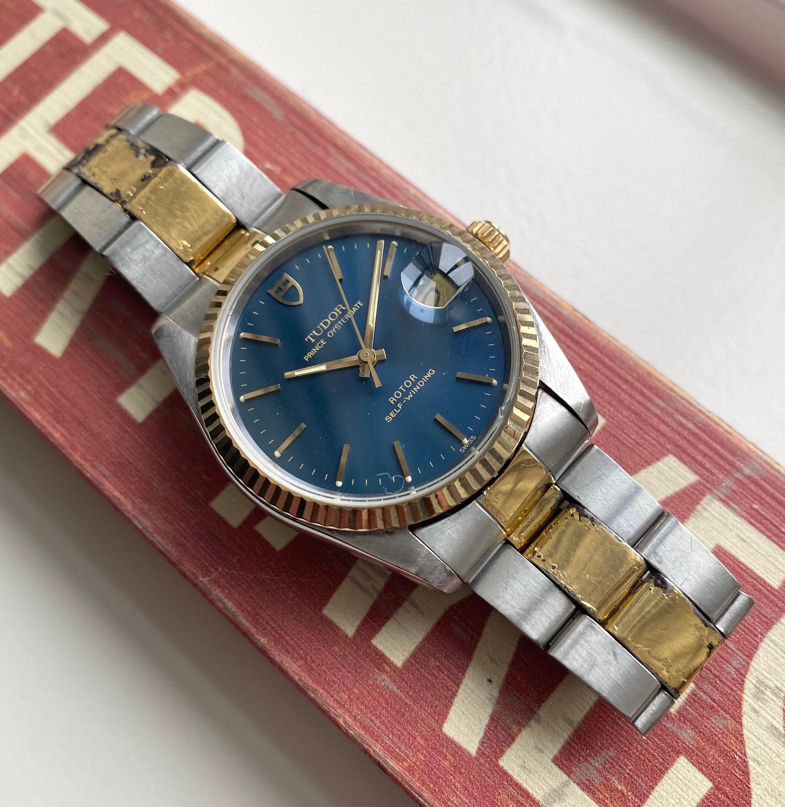 Tudor Prince Oysterdate — Box and Papers