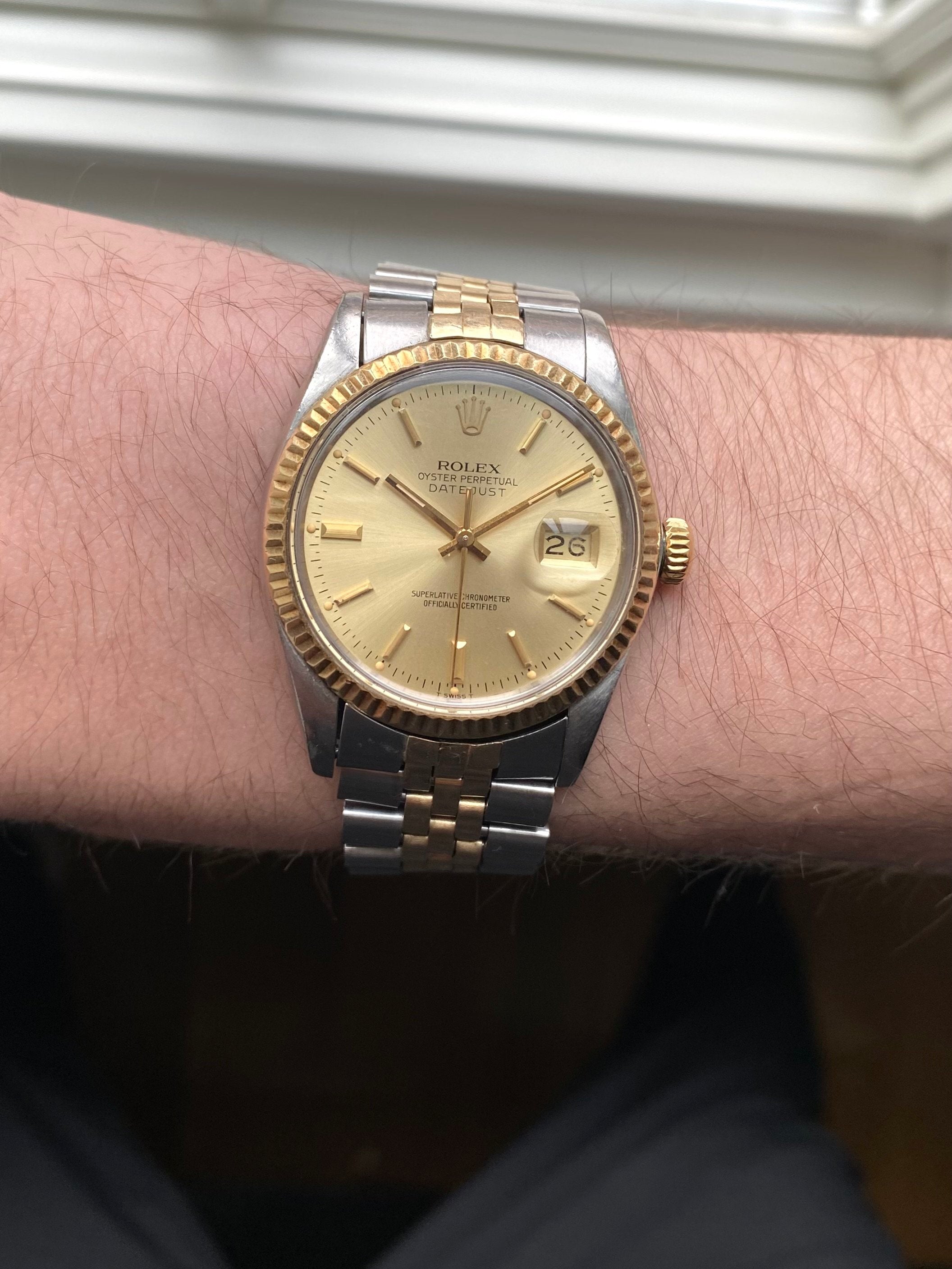 Rolex Datejust 16013 - Champagne