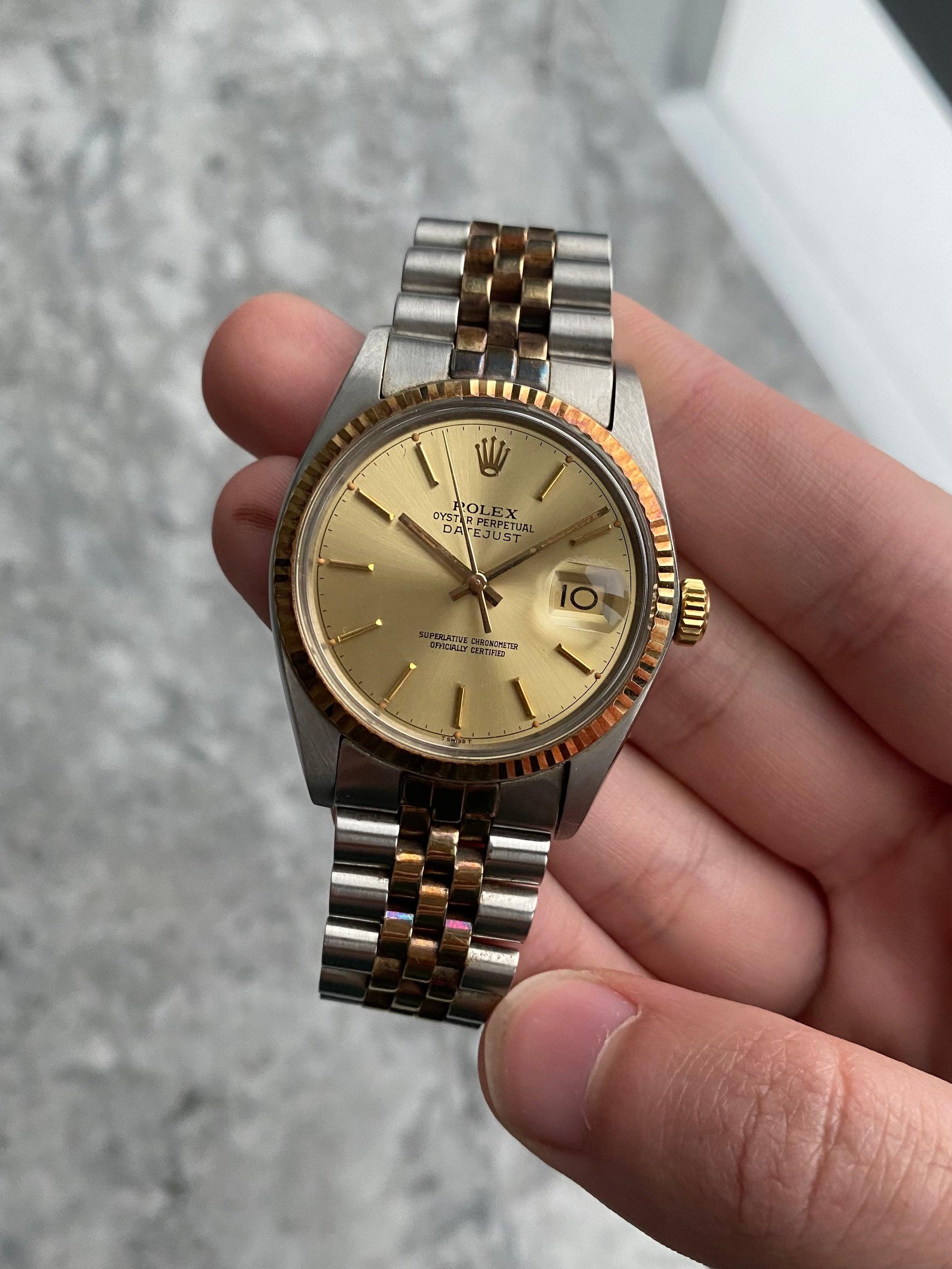 Rolex Datejust 16013 - Patina.