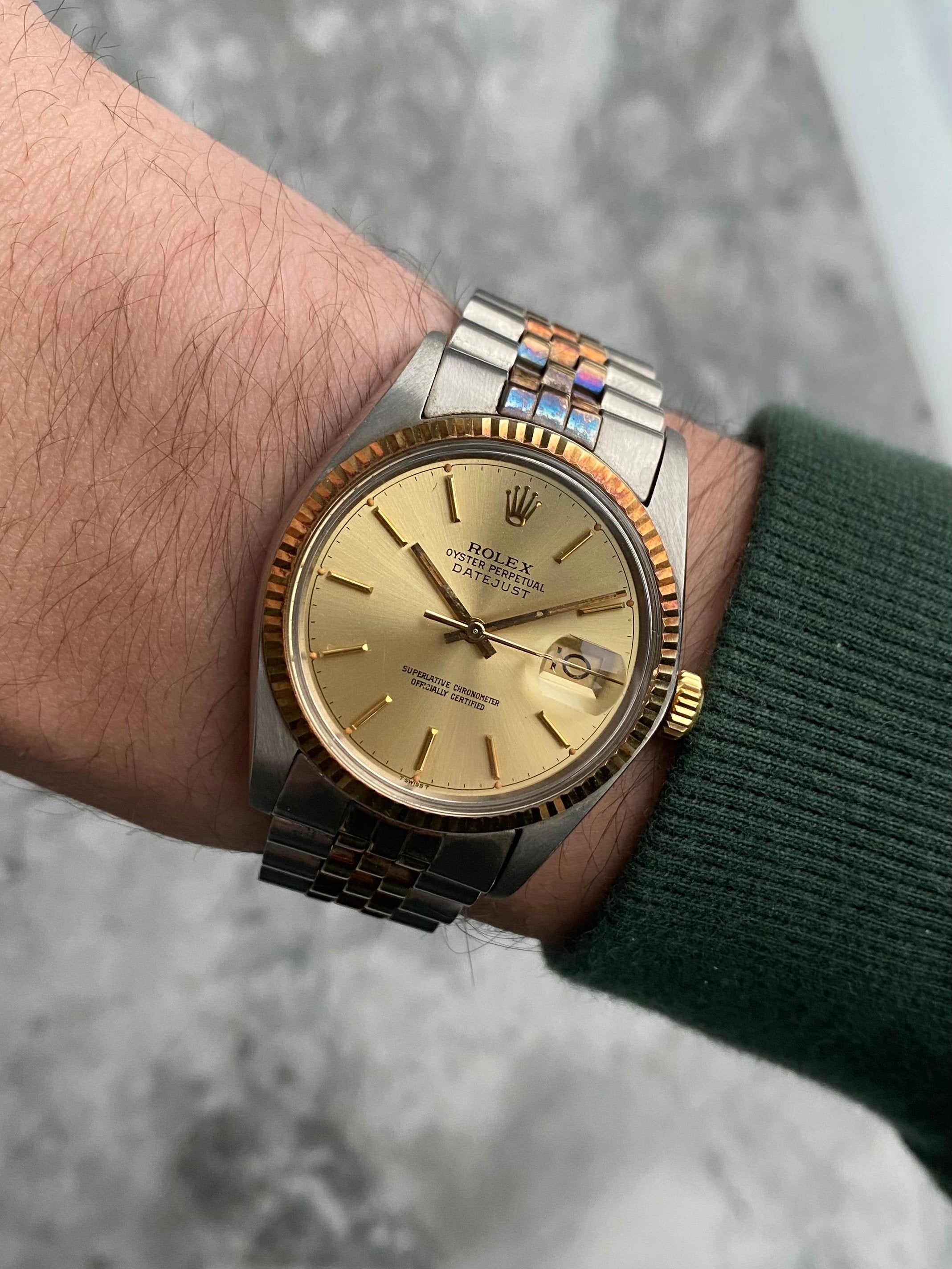 Rolex Datejust 16013 - Patina.