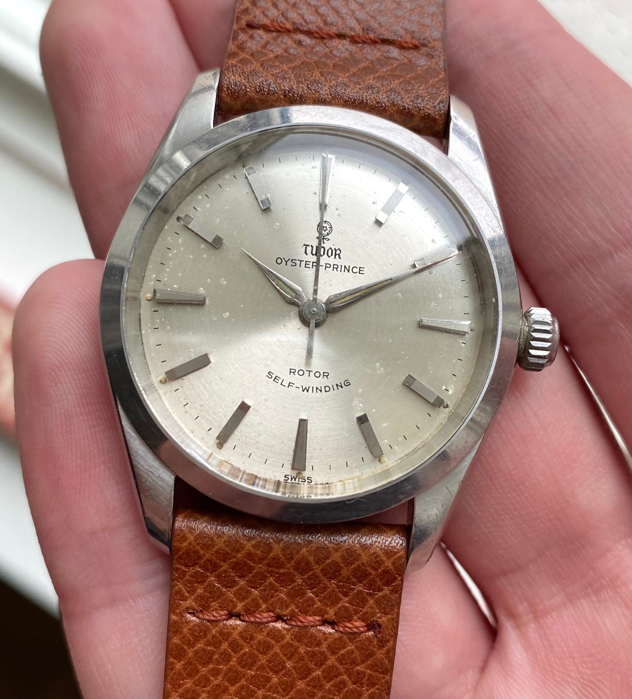 Tudor Oyster Prince — Rose Dial