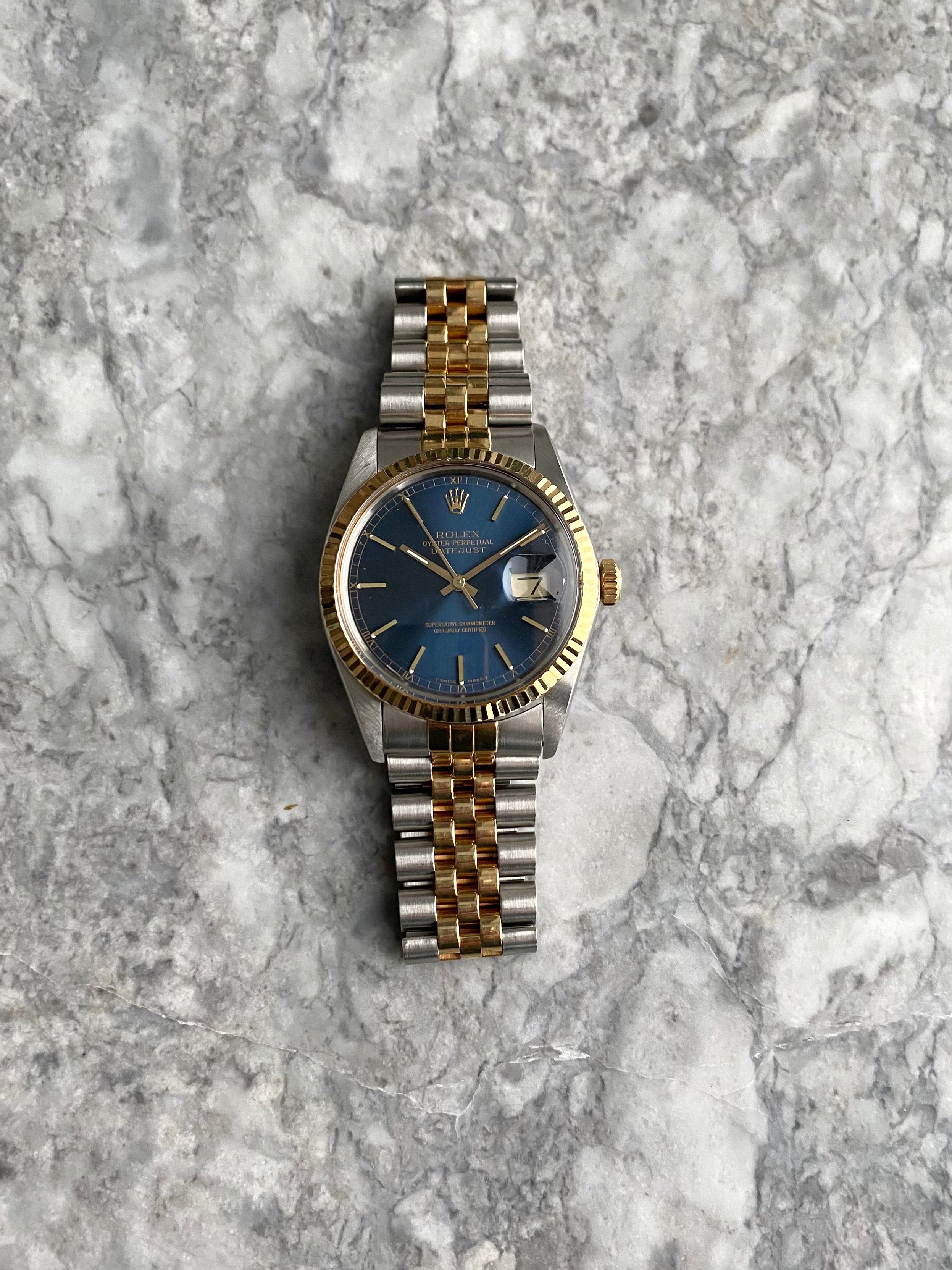 Rolex Datejust 16013 - Blue Dial.