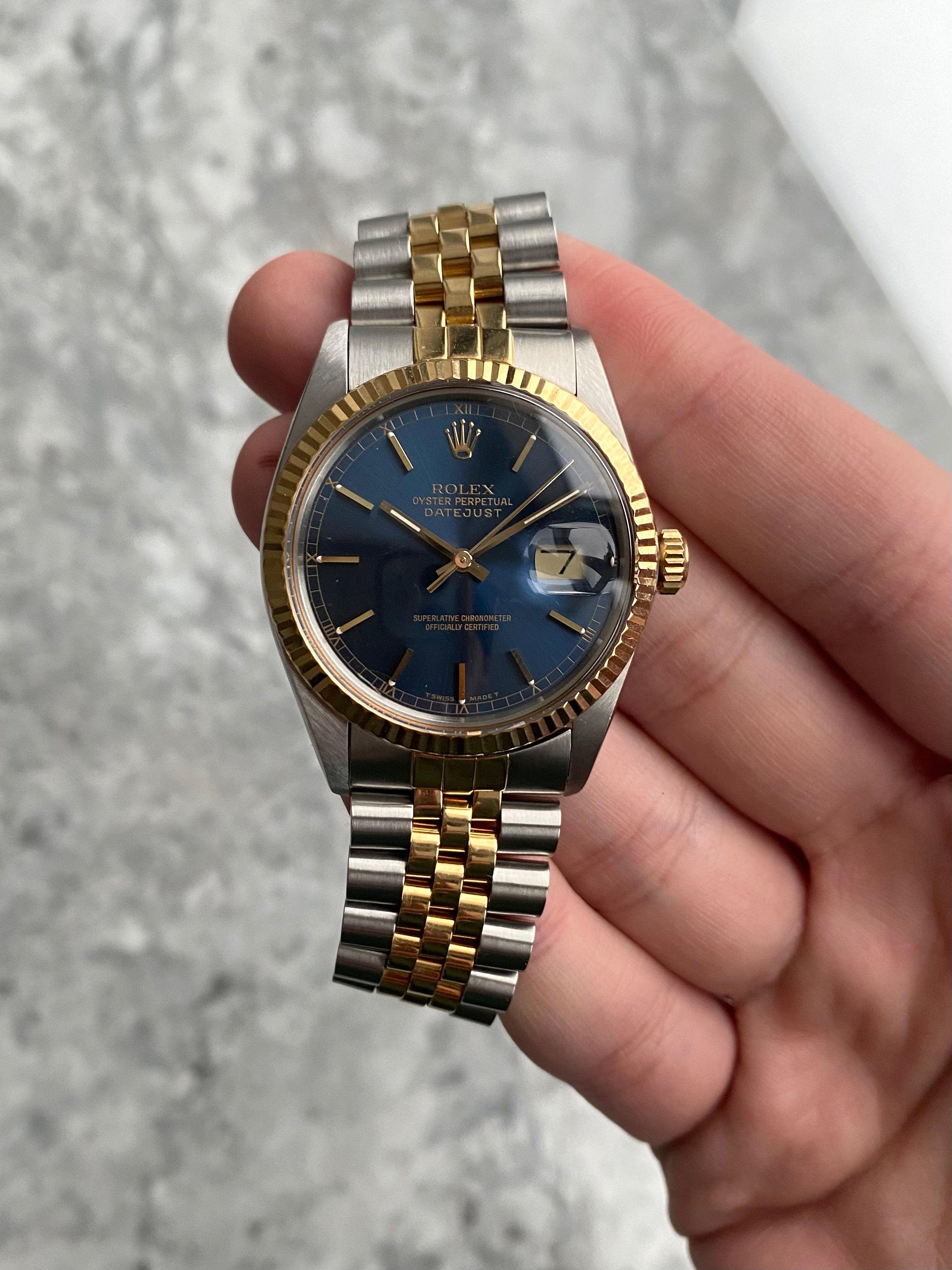 Rolex Datejust 16013 - Blue Dial.