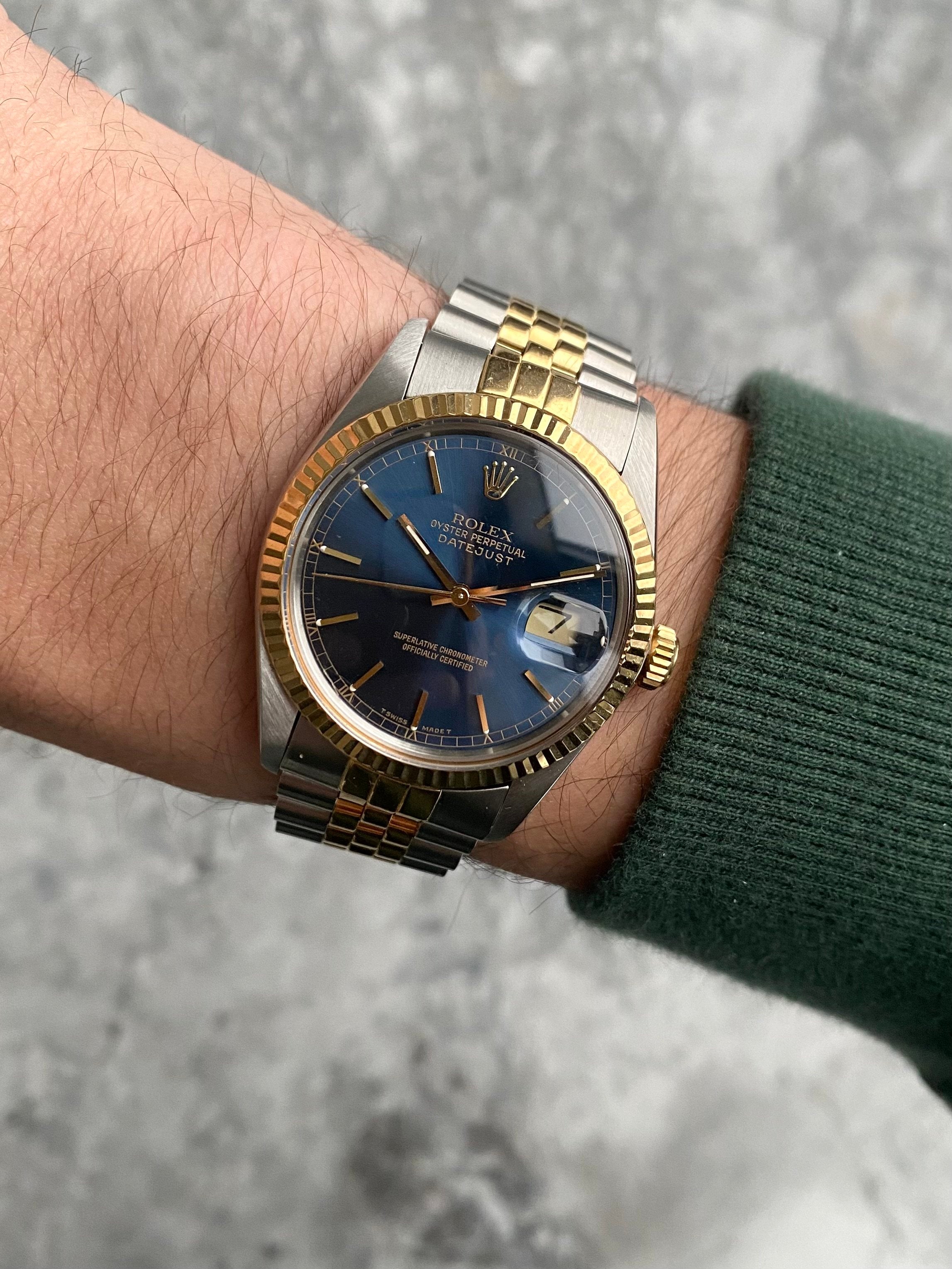 Rolex Datejust 16013 - Blue Dial.