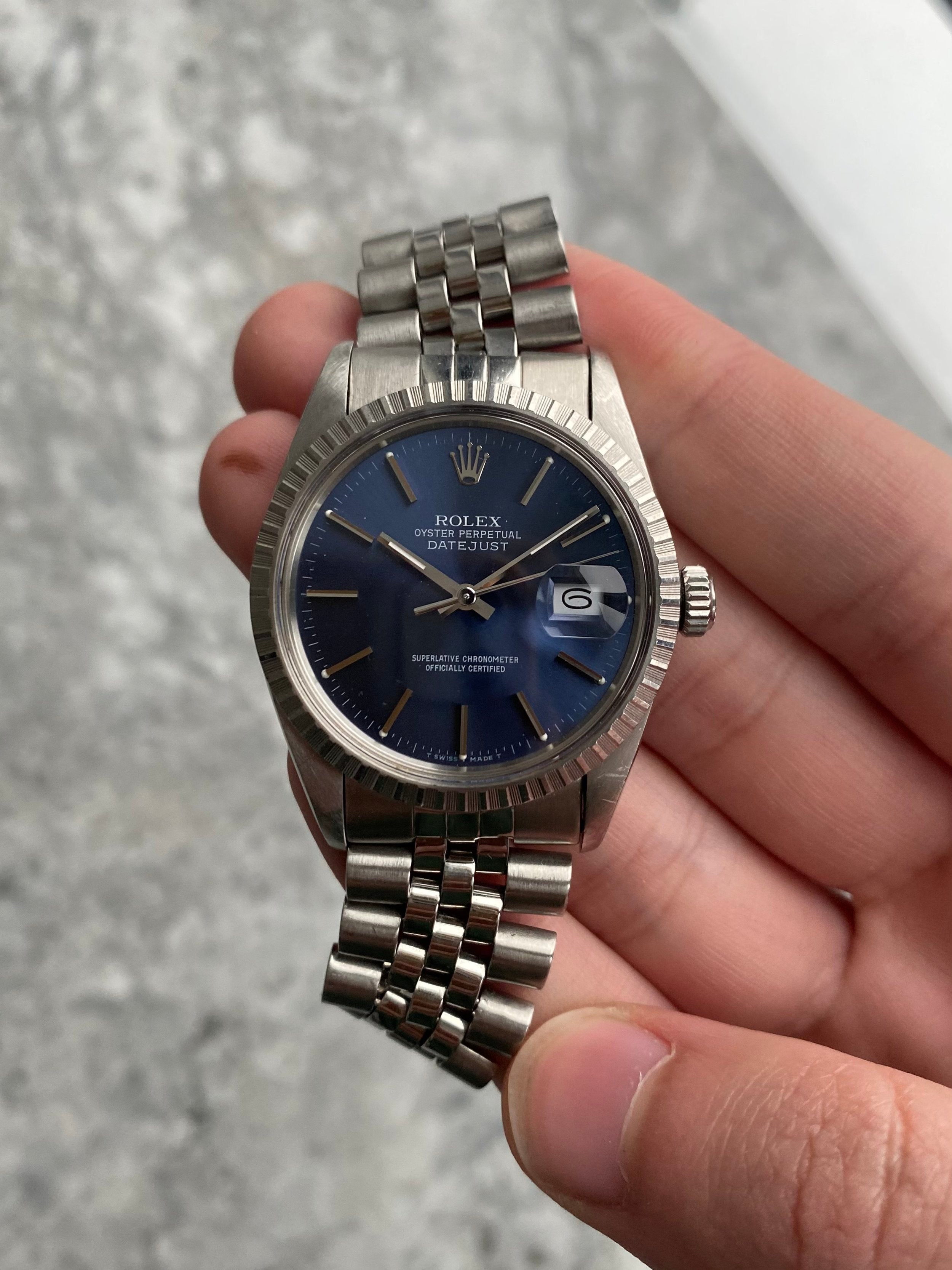 Rolex Datejust 16030 - Blue Dial