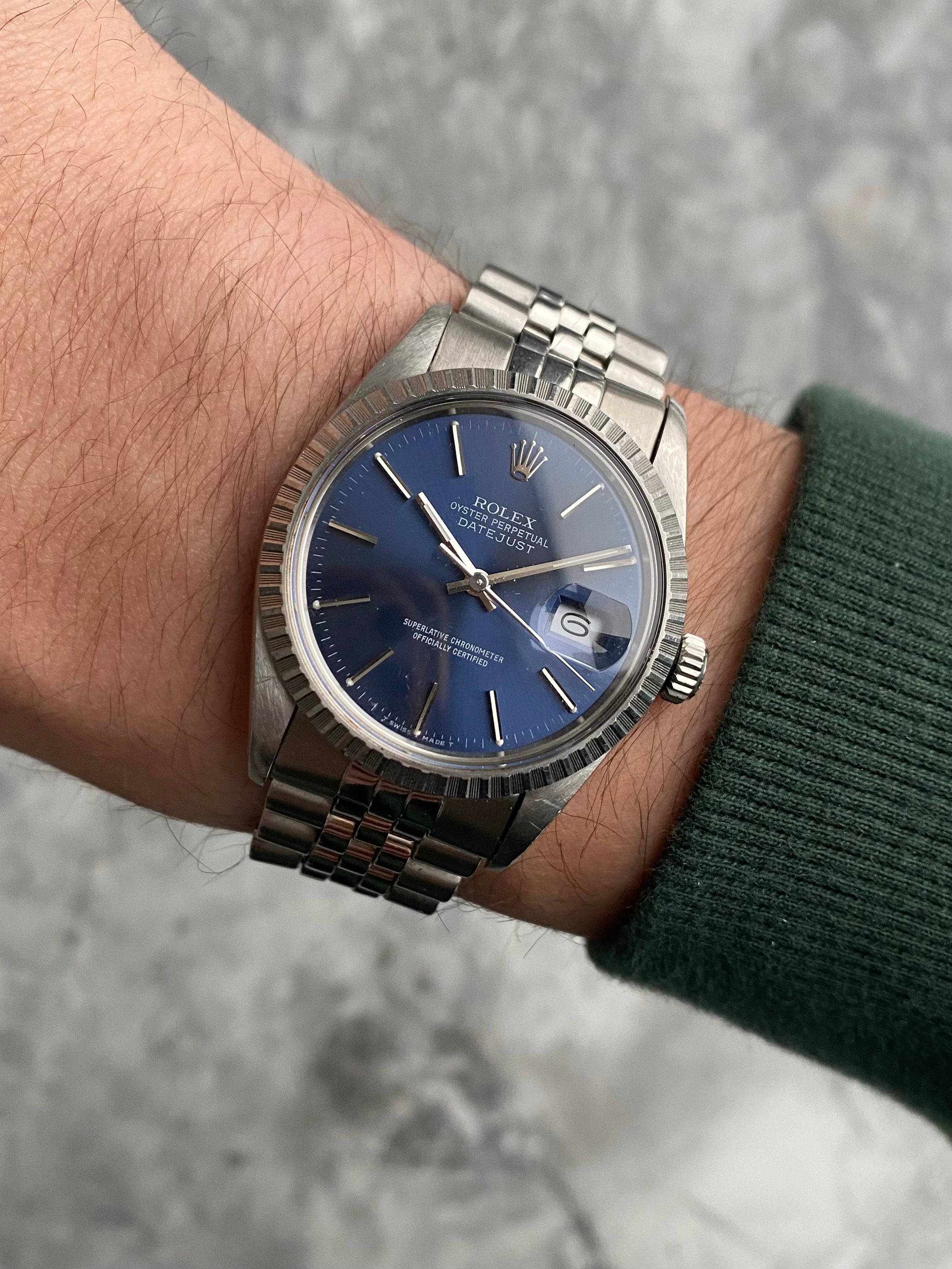 Rolex Datejust 16030 - Blue Dial