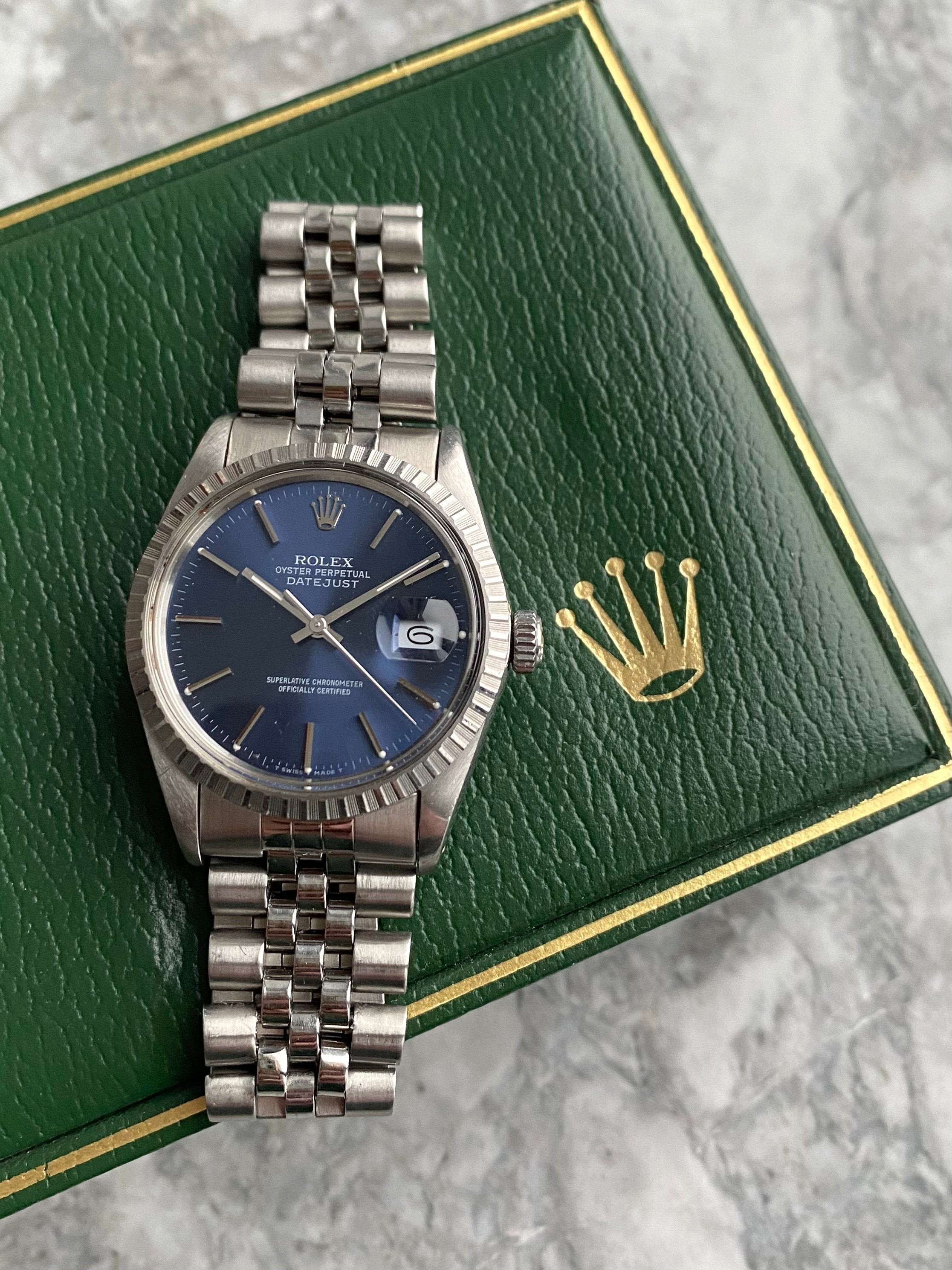 Rolex Datejust 16030 - Blue Dial