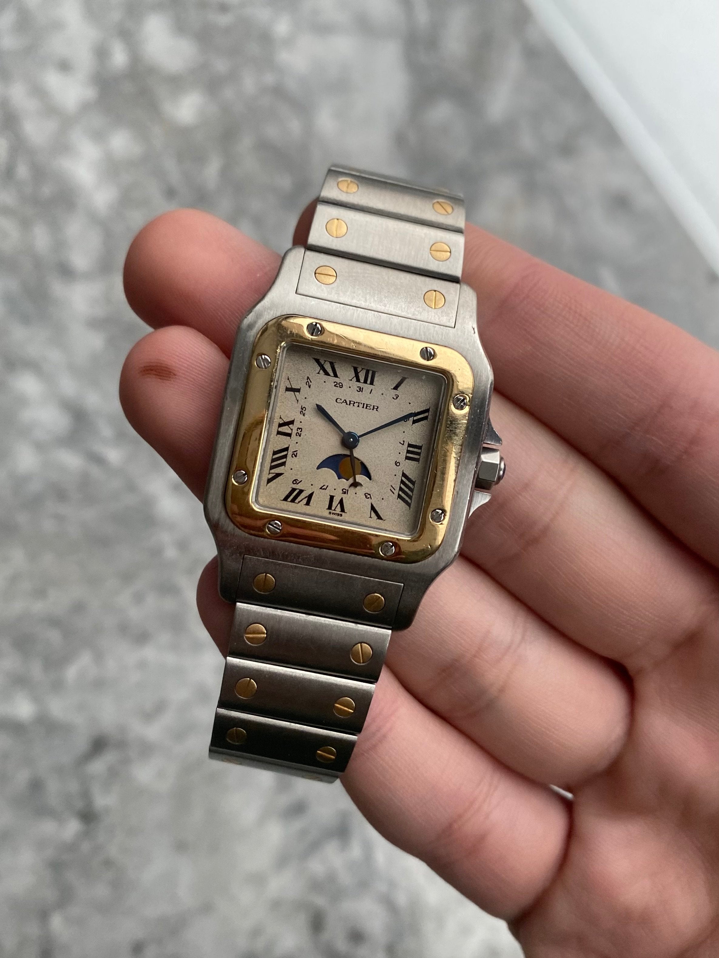 Cartier Santos Moonphase - Galbee.