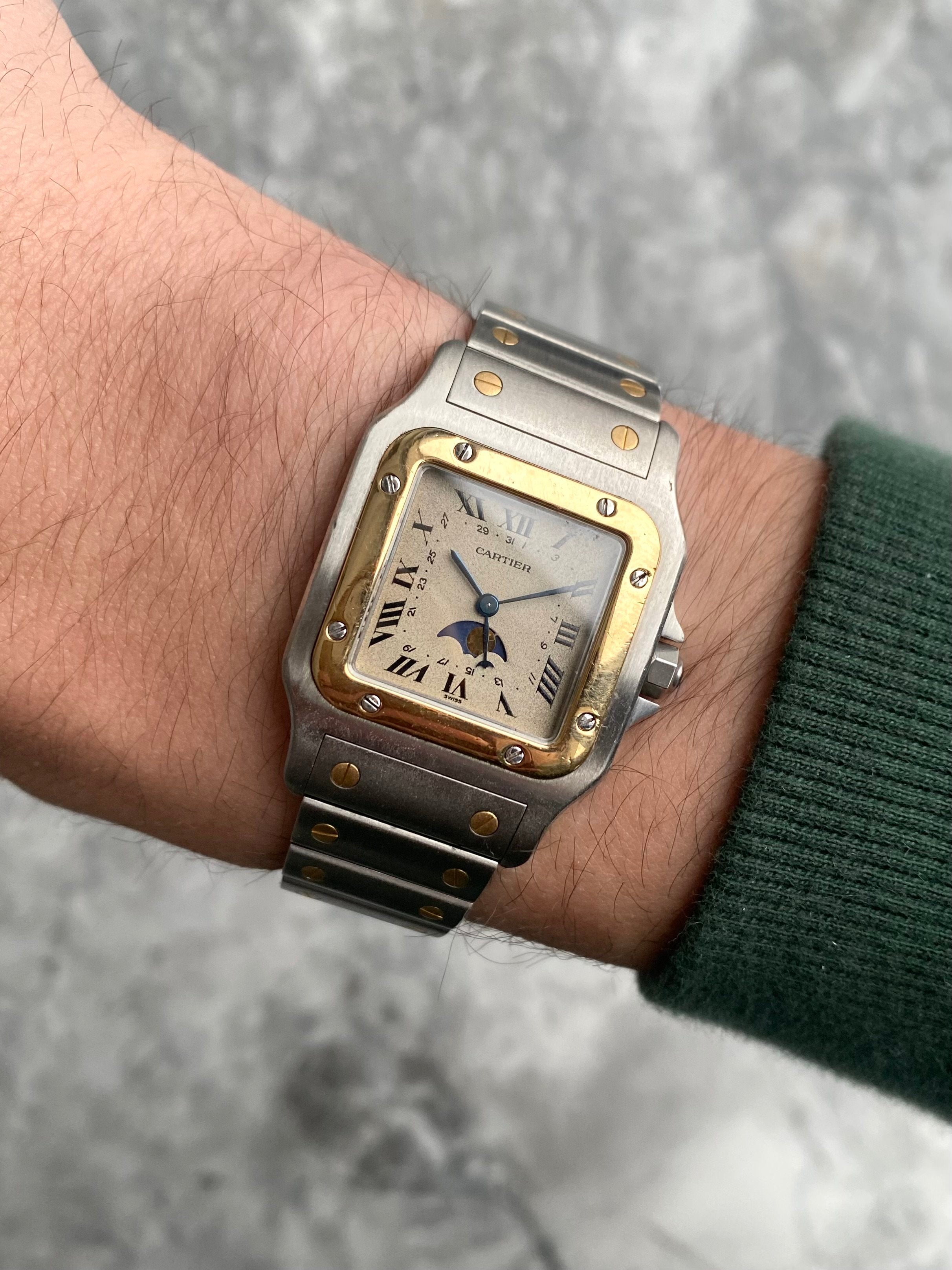 Cartier Santos Moonphase - Galbee.