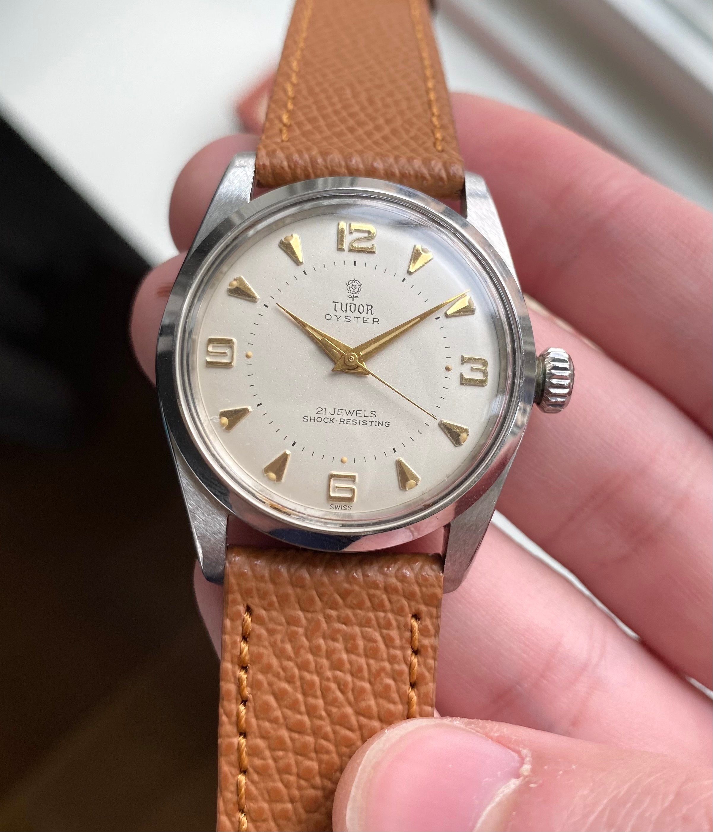 Tudor Oyster ref. 7904 — White Arabic Numeral Dial