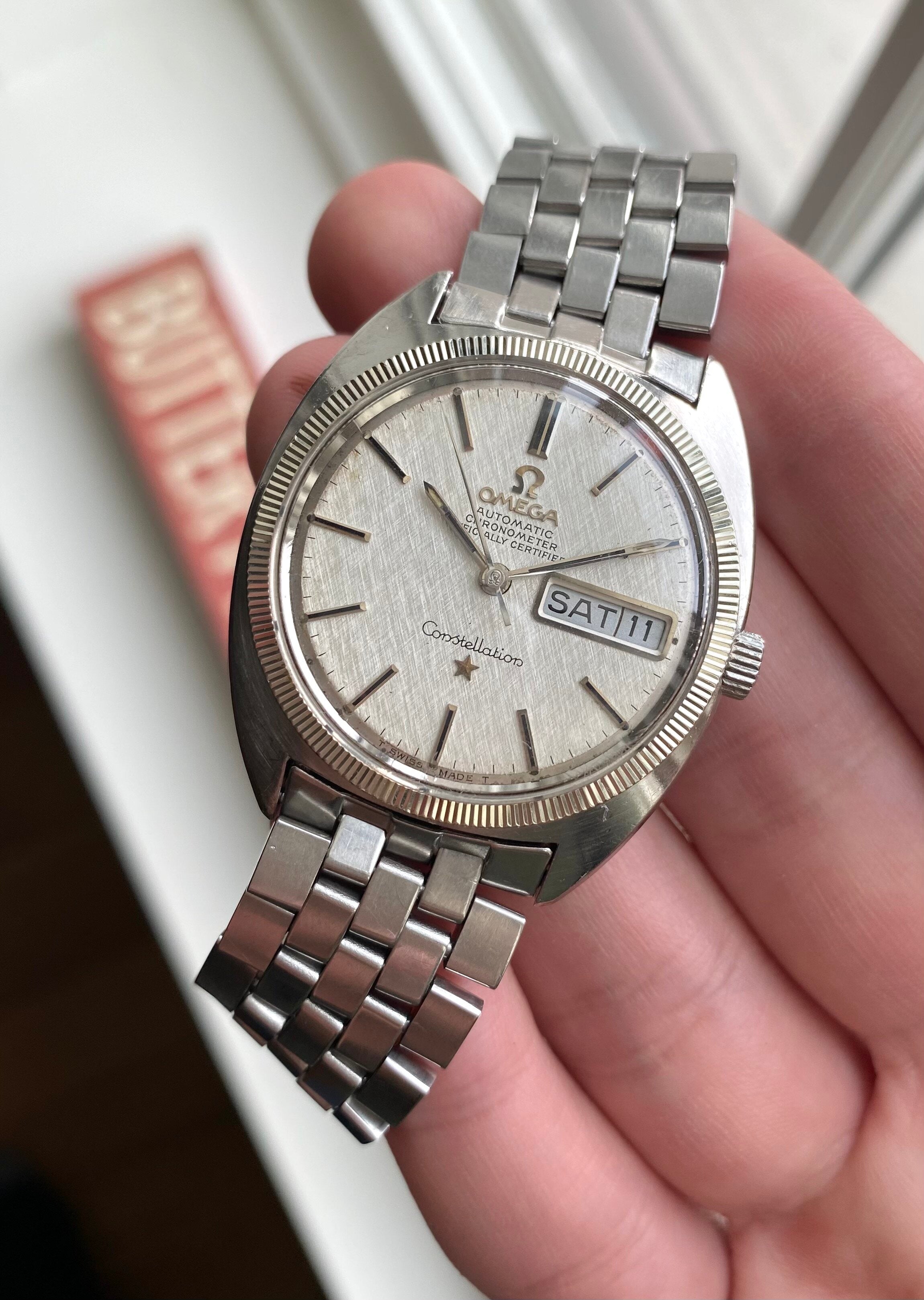 Omega Constellation Day-date — Linen Dial