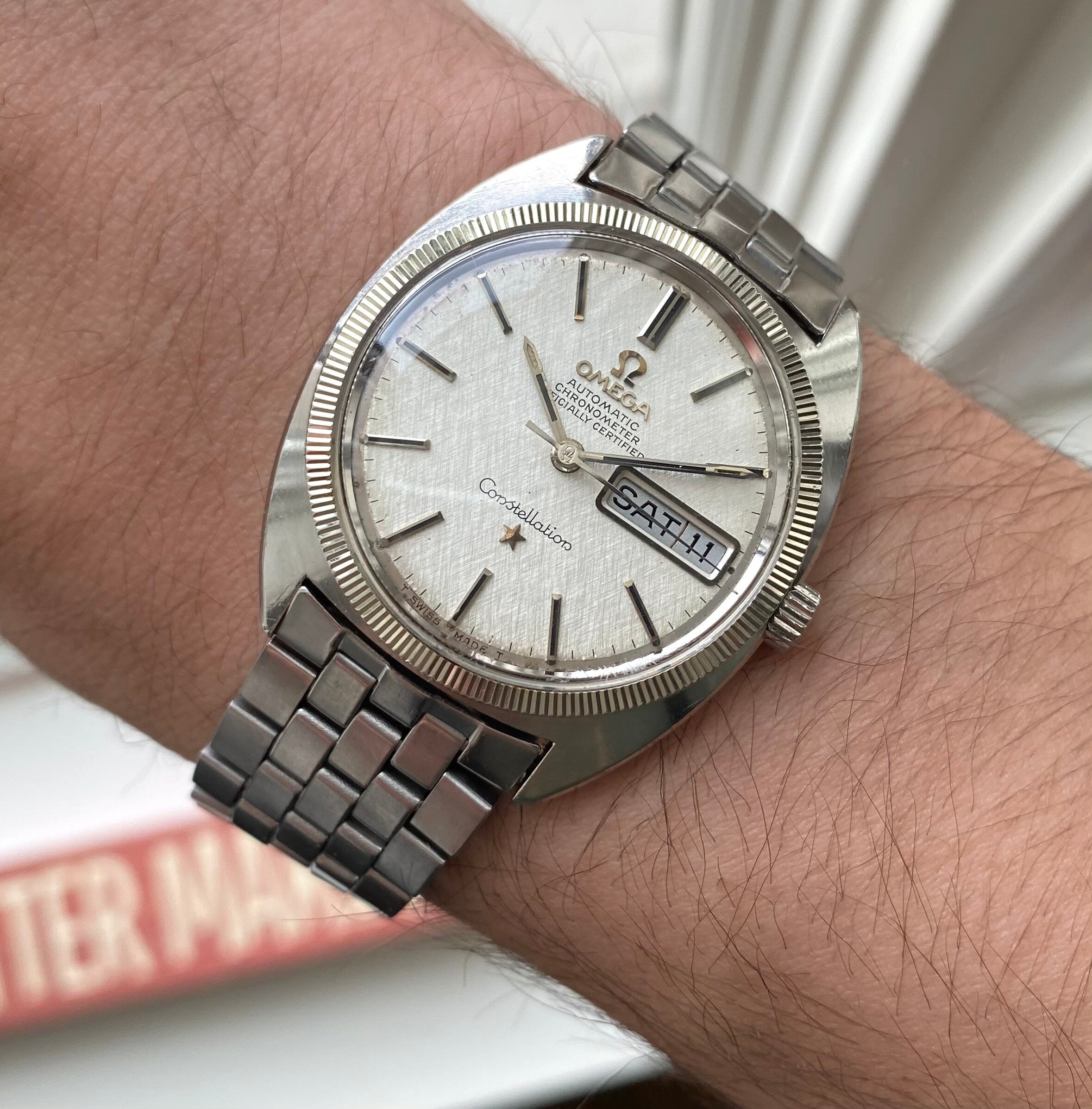 Omega Constellation Day-date — Linen Dial