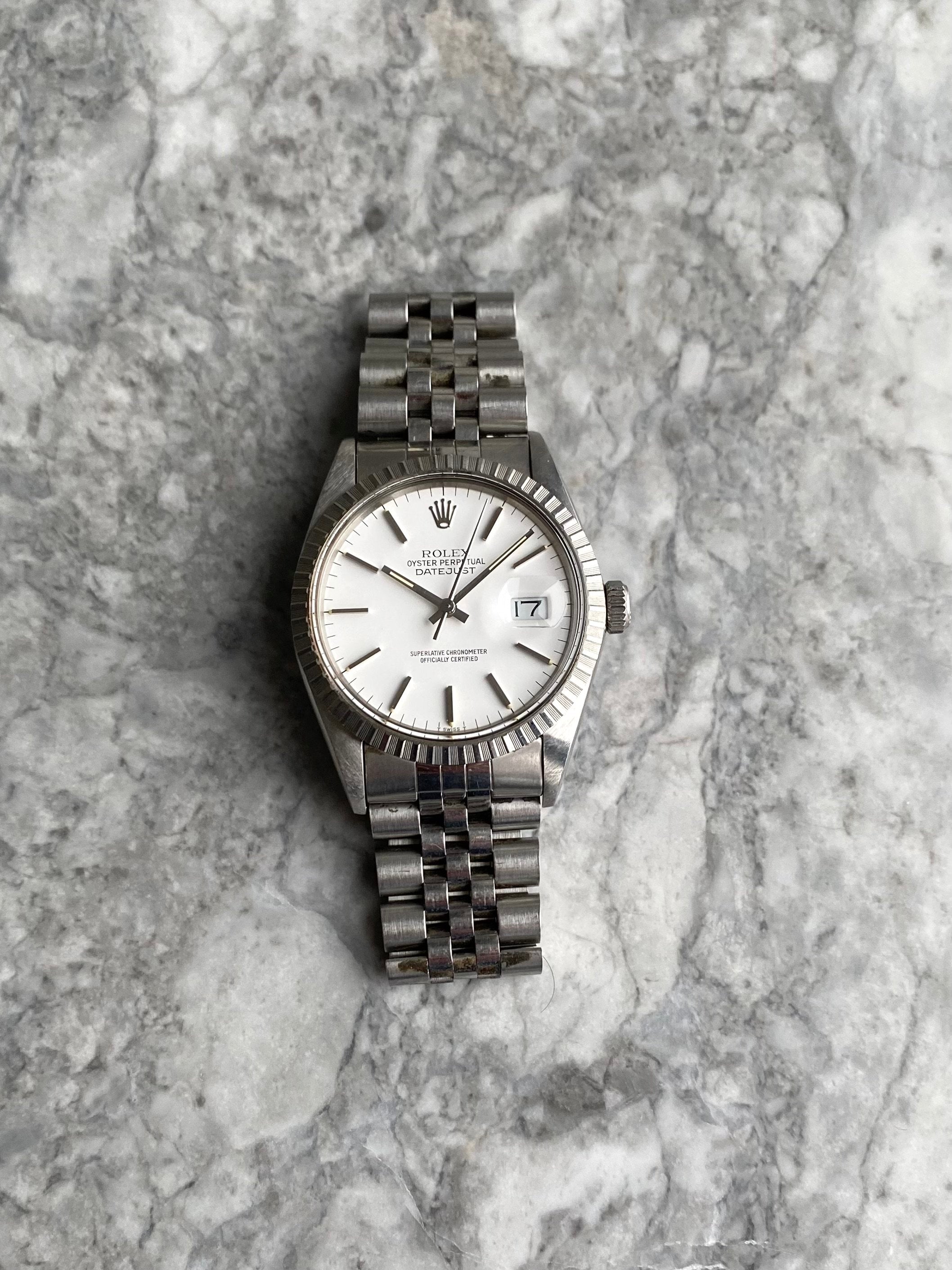 Rolex Datejust 16030 - Matte White.