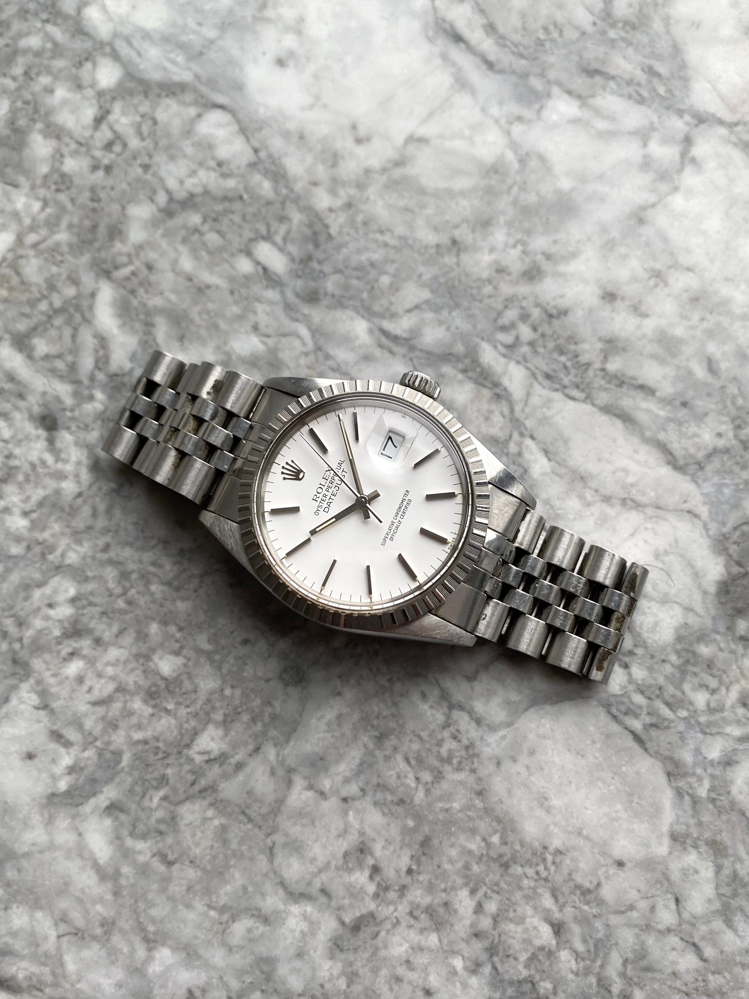 Rolex Datejust 16030 - Matte White.