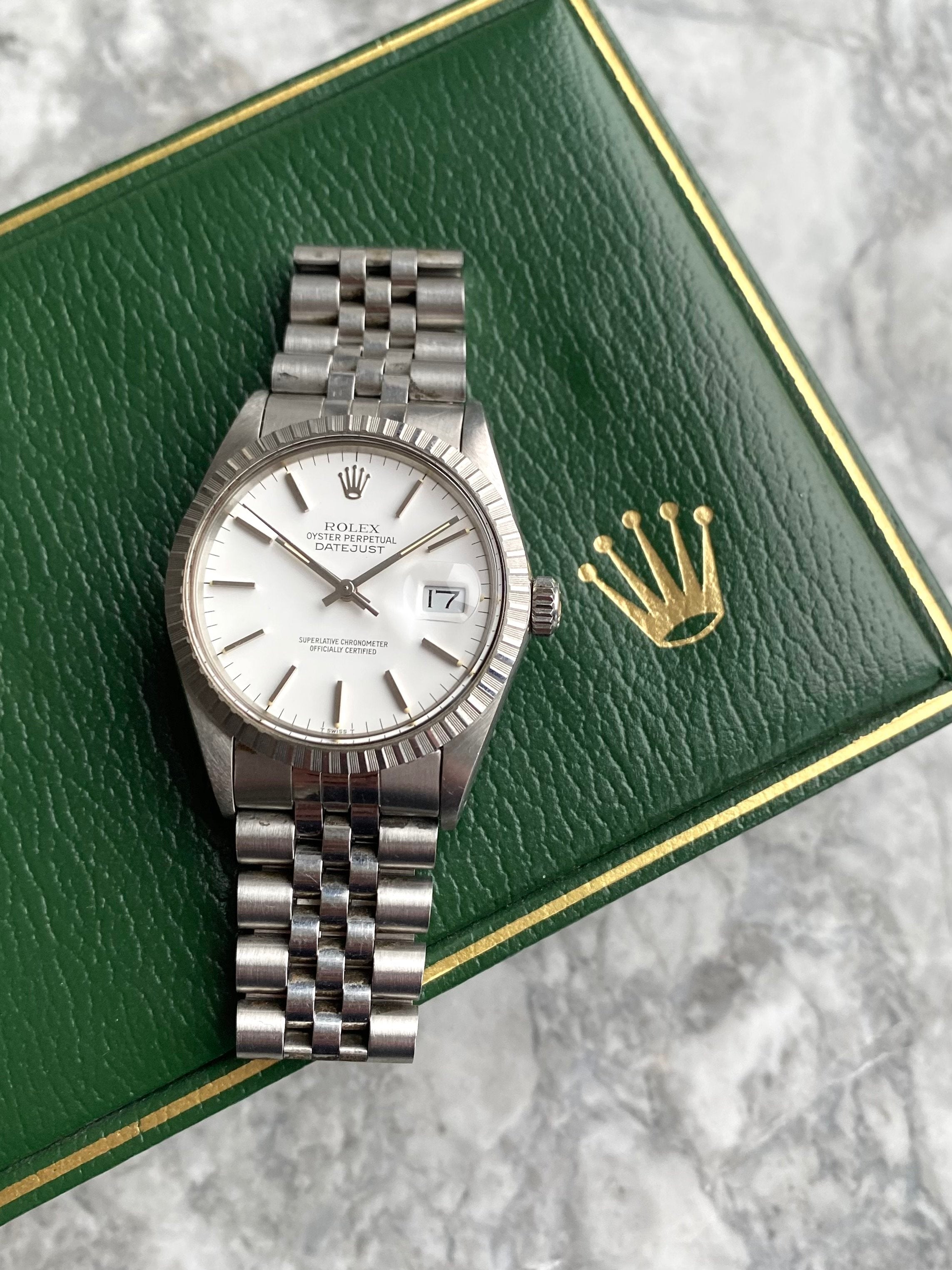 Rolex Datejust 16030 - Matte White.