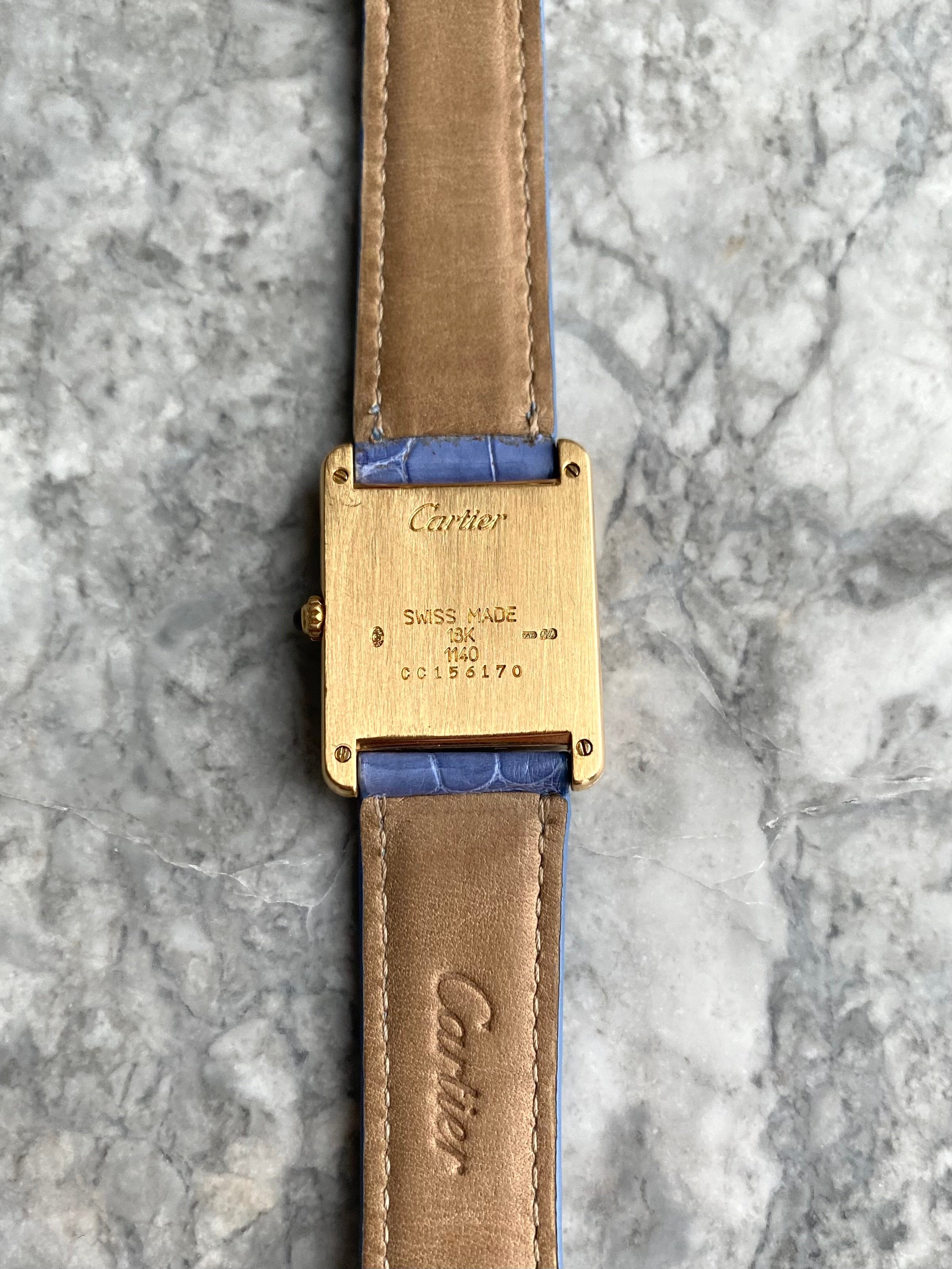 Cartier Tank Louis - 18K Yellow Gold.