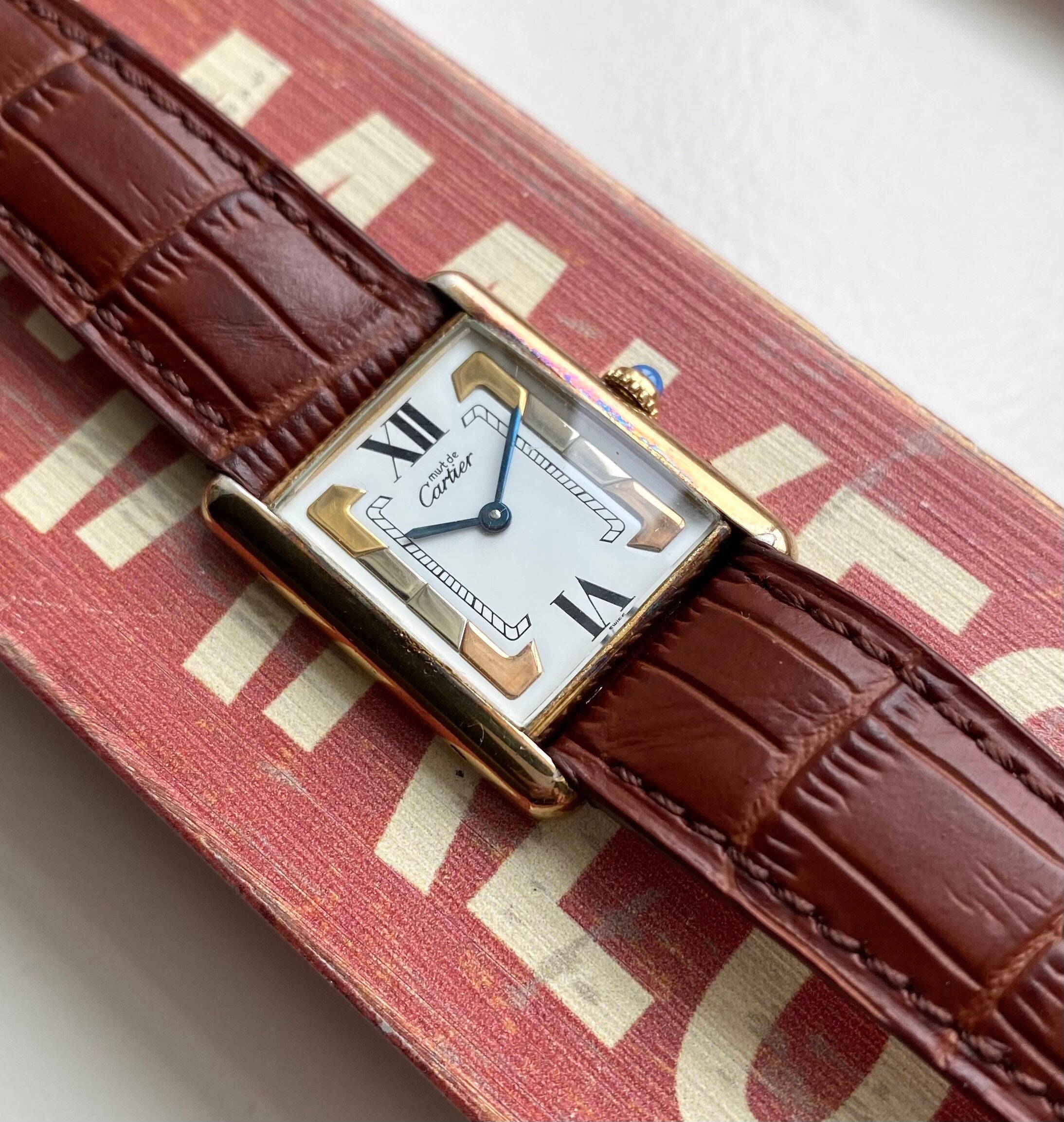 Must de Cartier Tank — "Trinity" Dial