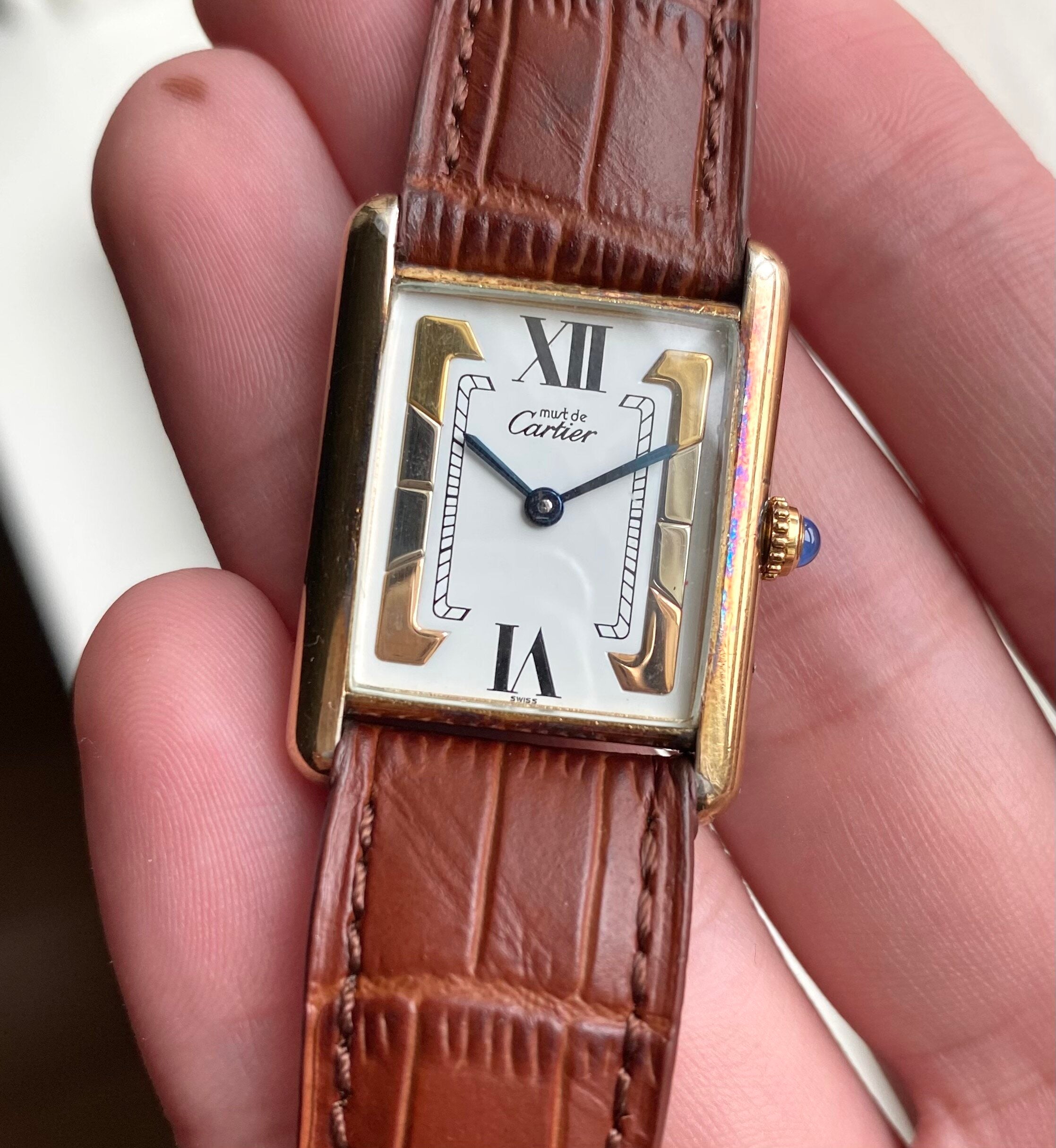 Must de Cartier Tank — "Trinity" Dial