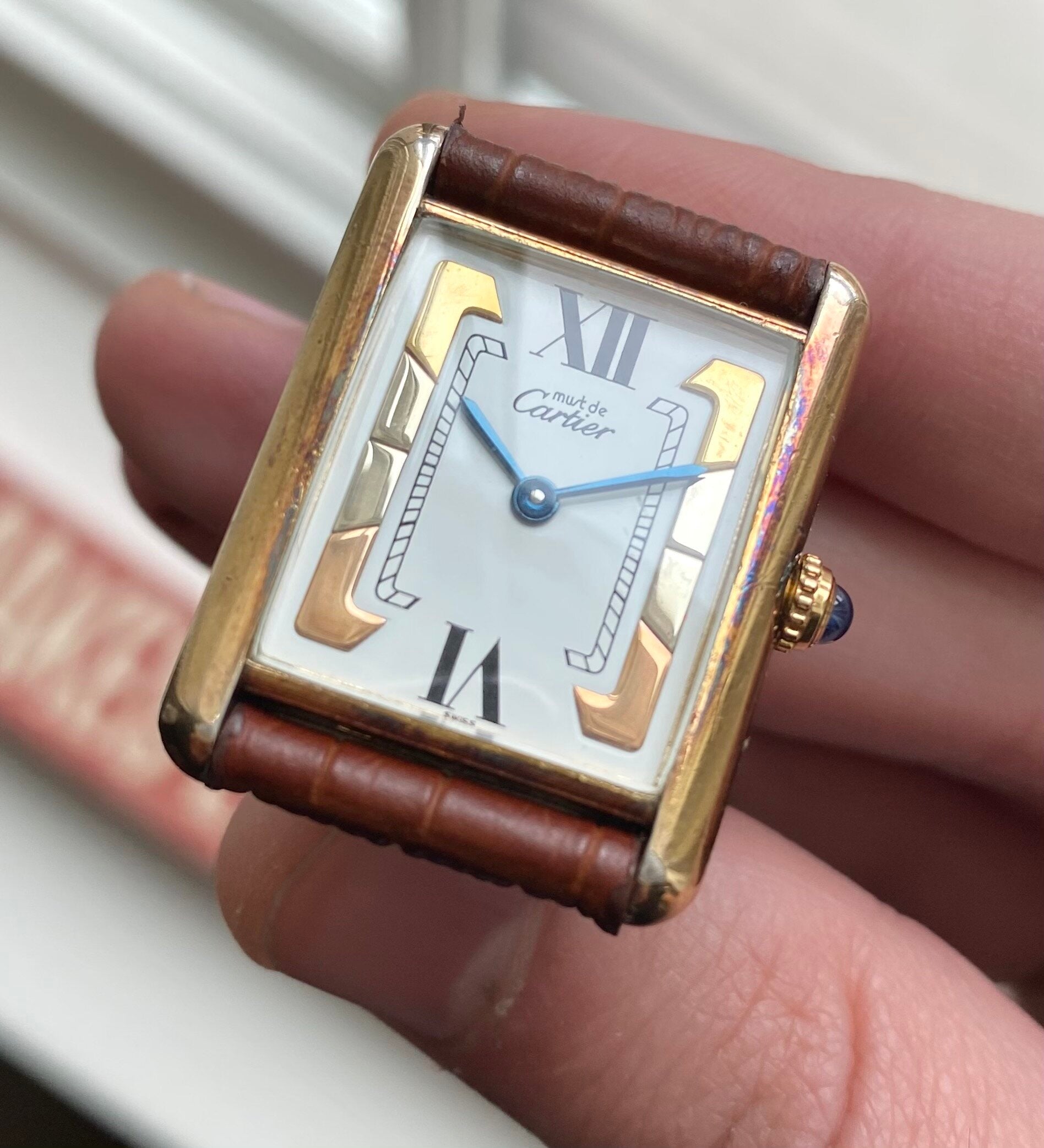 Must de Cartier Tank — "Trinity" Dial