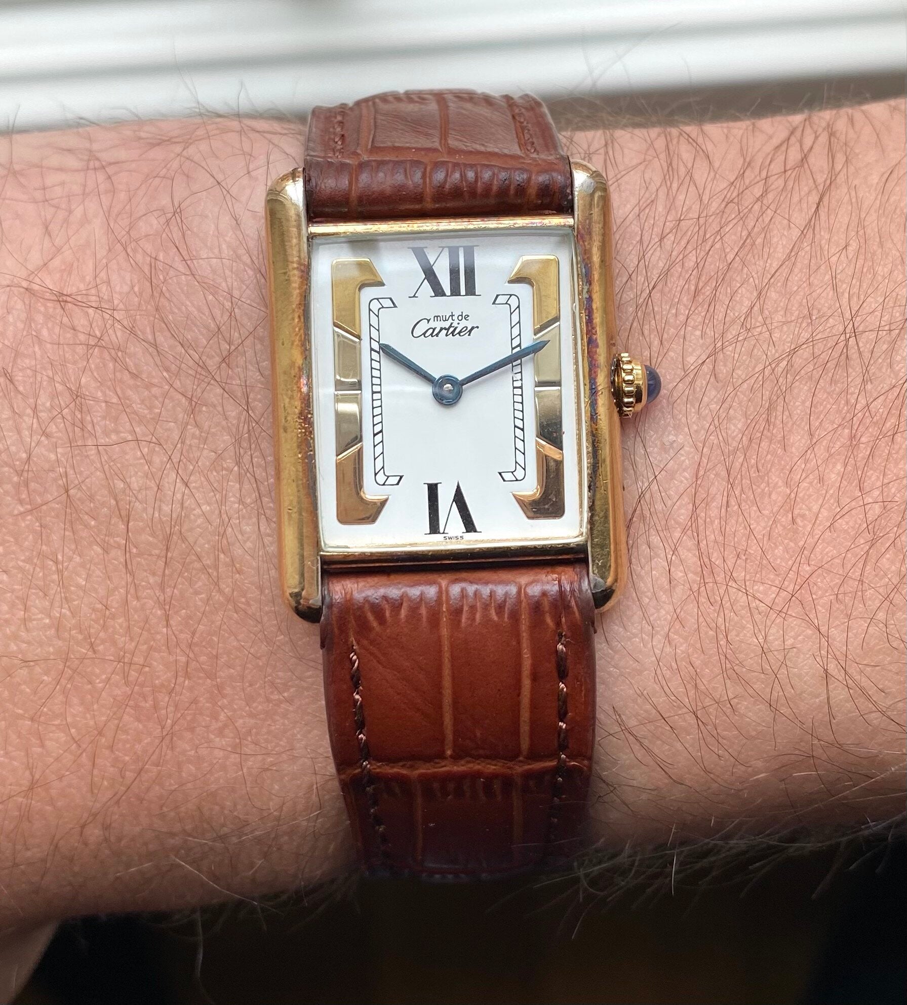 Must de Cartier Tank — "Trinity" Dial