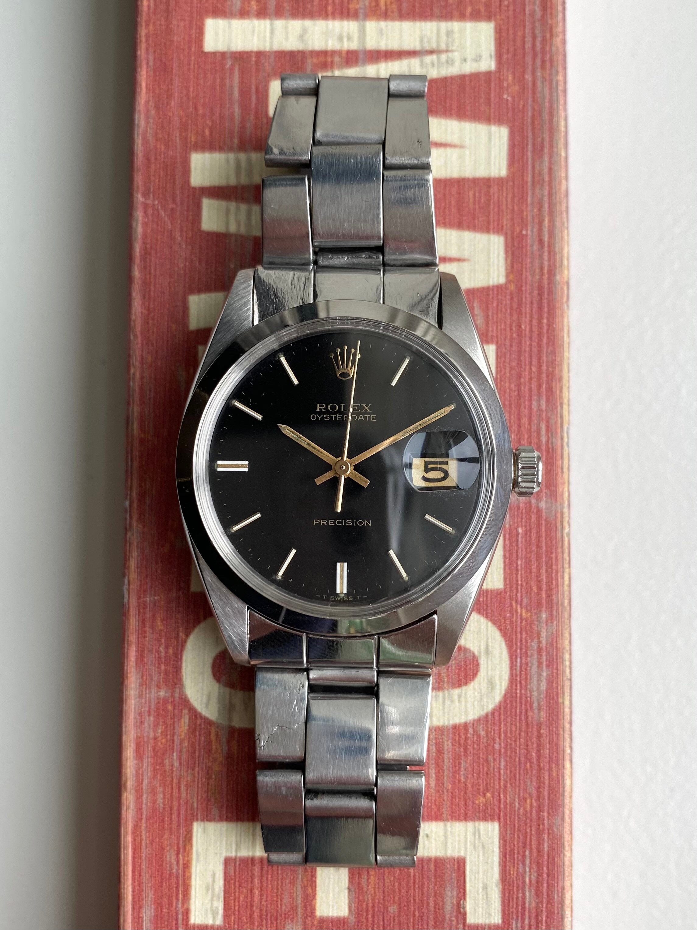 Rolex Oysterdate Precision ref. 6694 — Black Dial