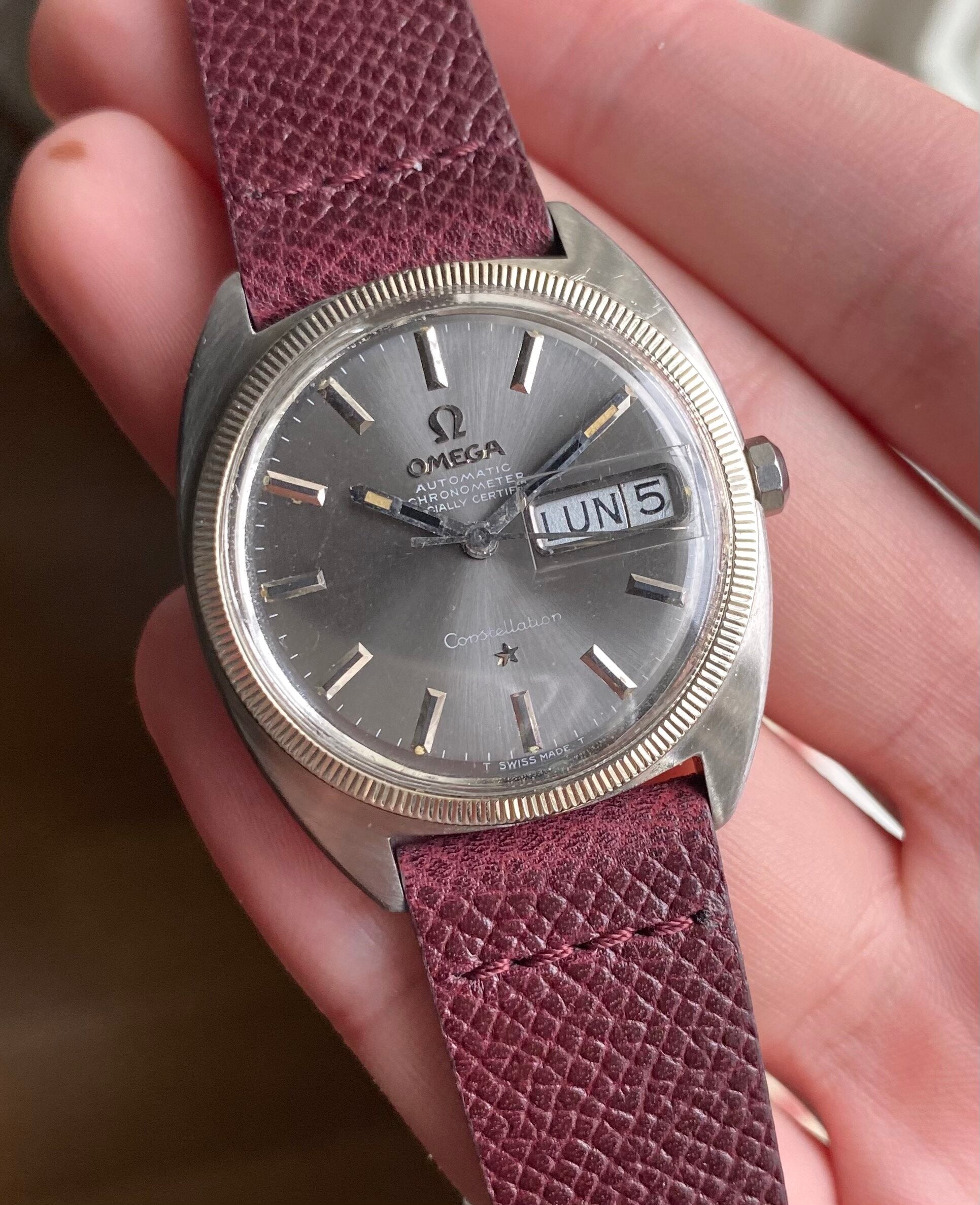 Omega Constellation Day-date — Grey Dial