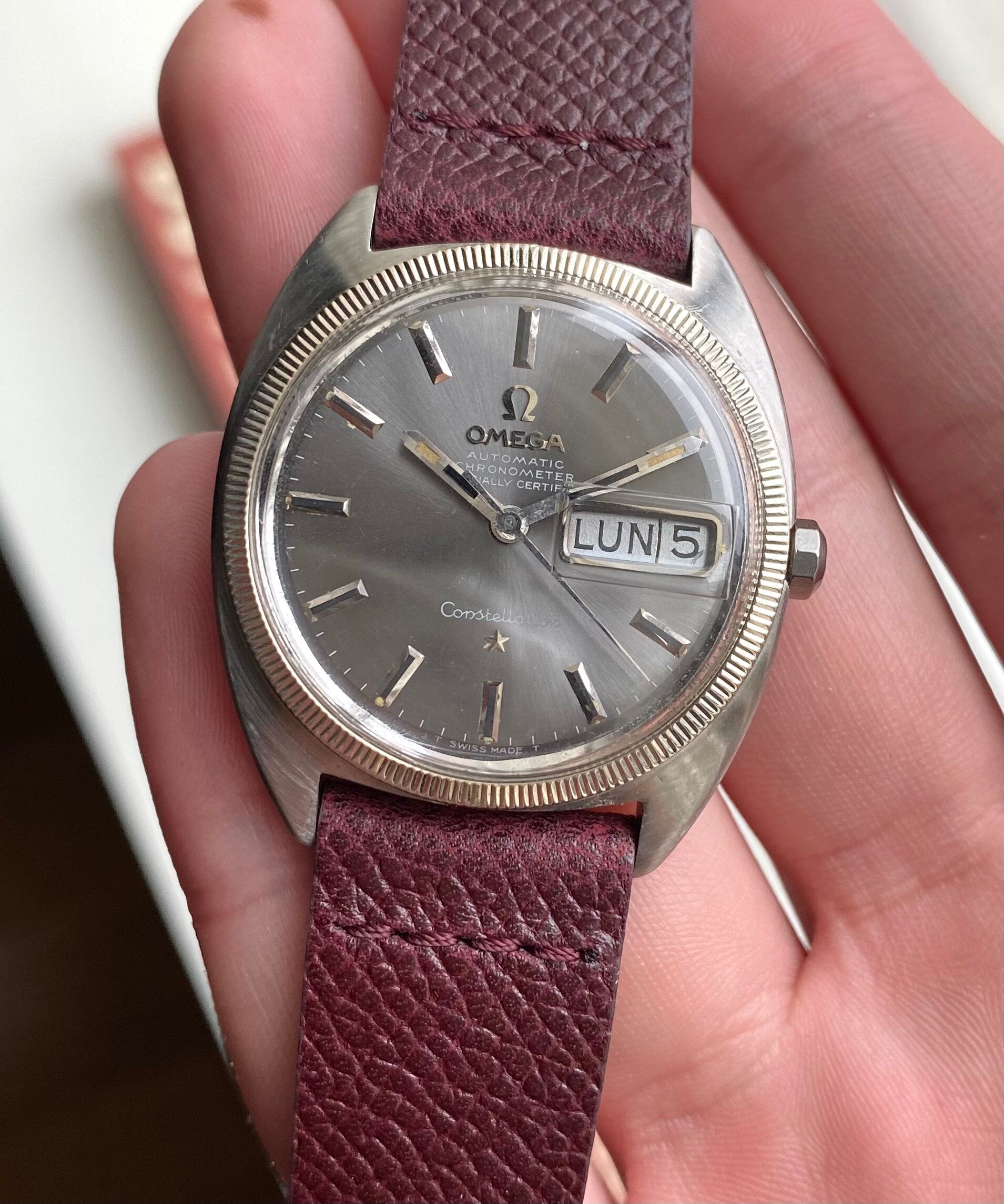 Omega Constellation Day-date — Grey Dial