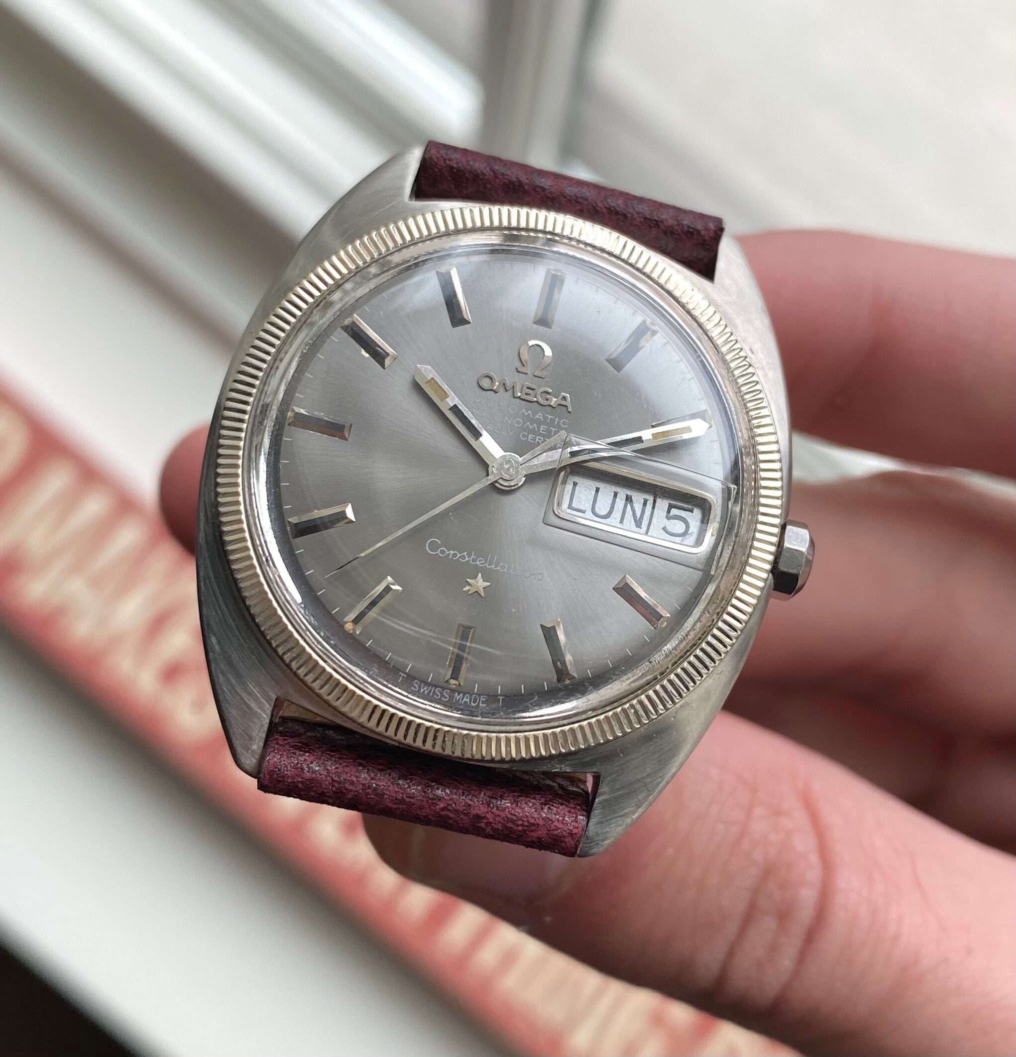 Omega Constellation Day-date — Grey Dial