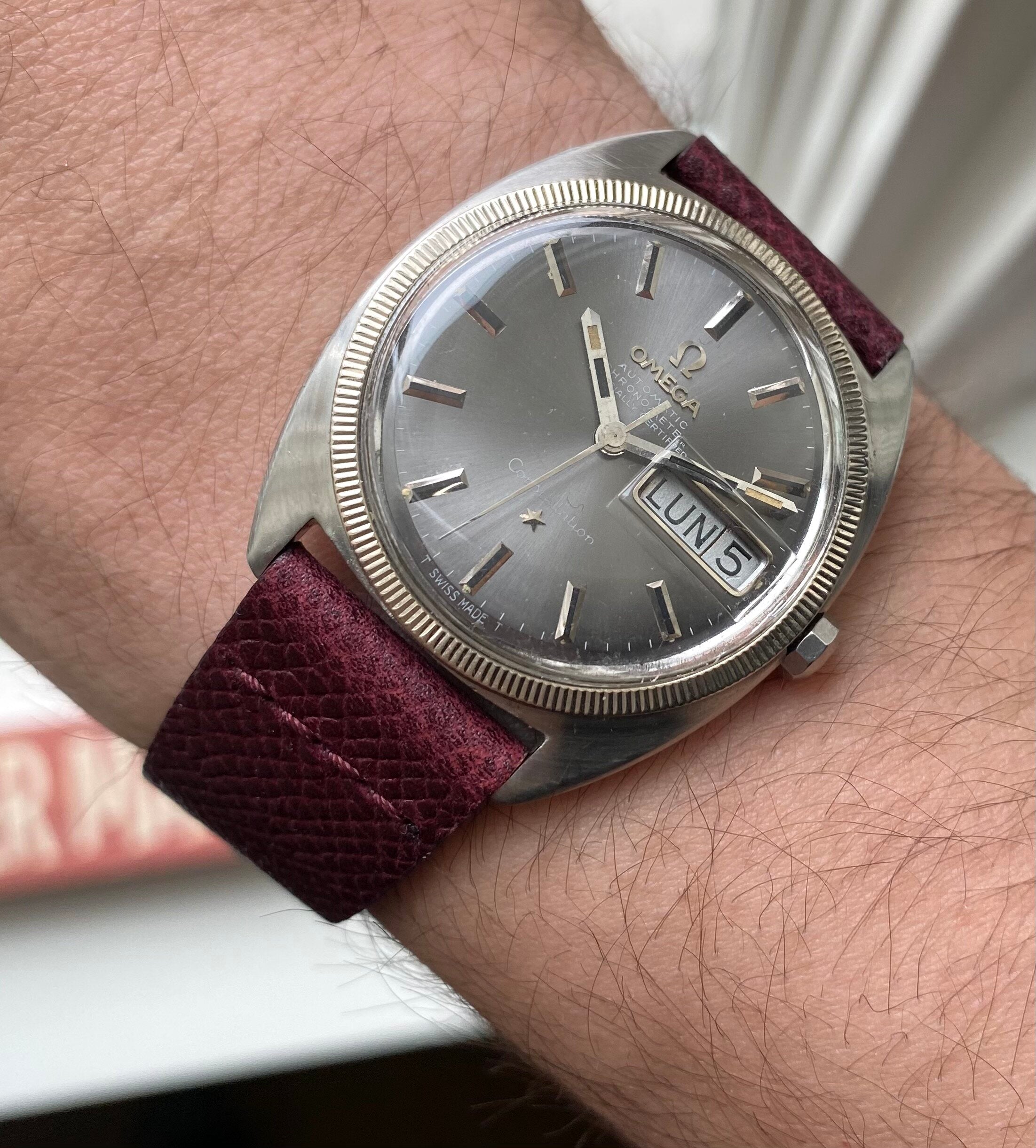 Omega Constellation Day-date — Grey Dial