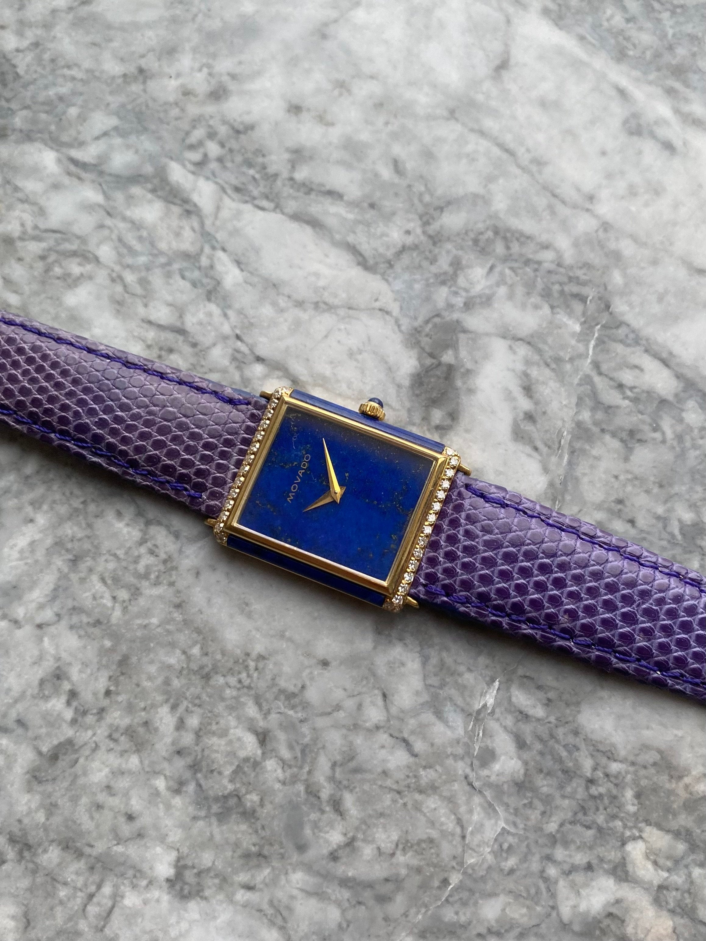 Movado Lapis & Diamonds - 18K Gold.